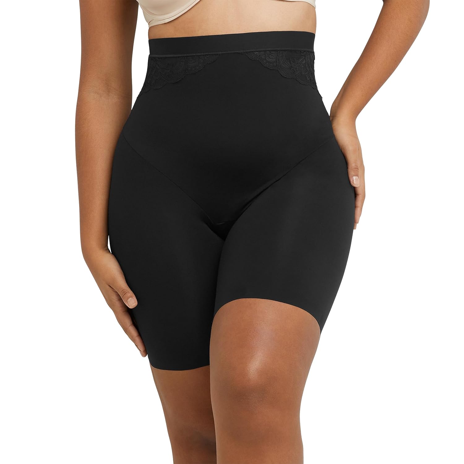 Maidenform Eco Lace High Waist Thigh Slimmer