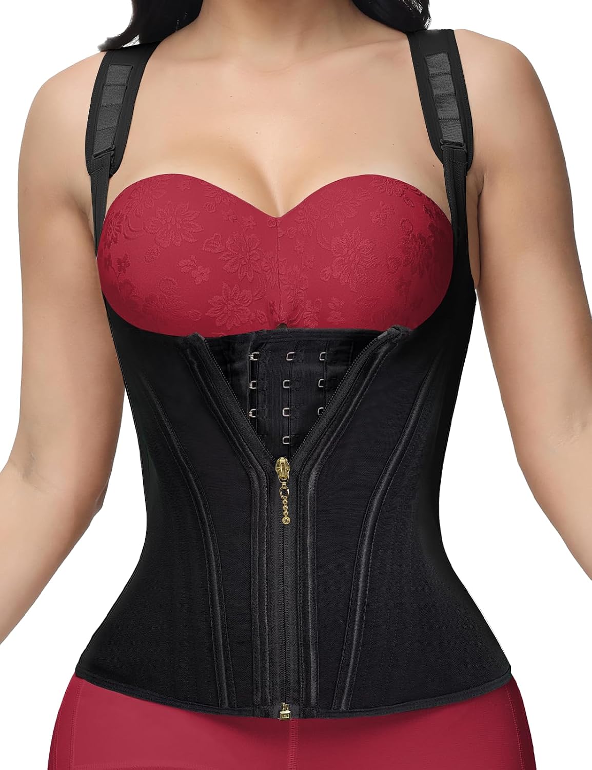 SHAPSHE Waist Trainer with 17 Bones Support