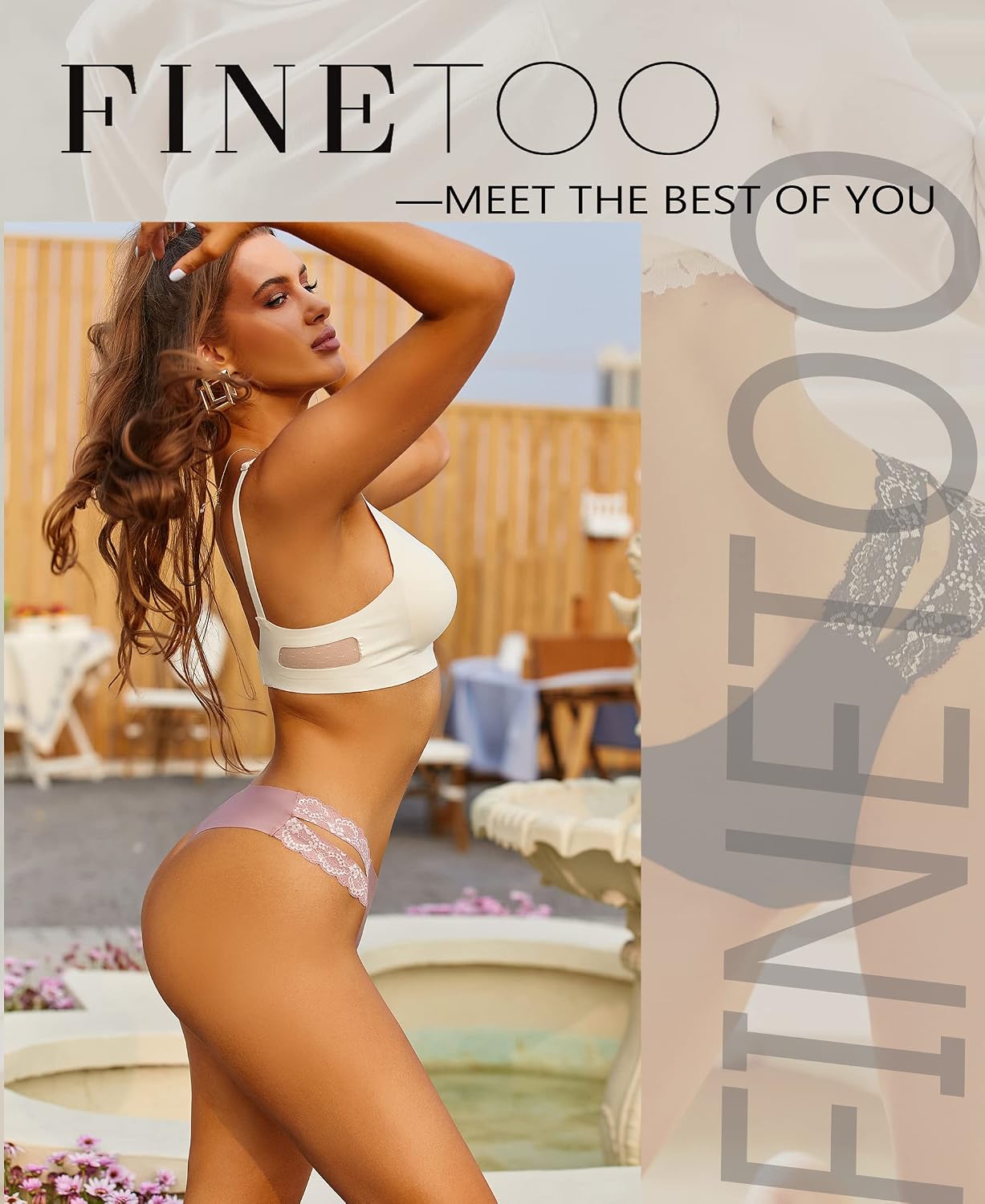 FINETOO Seamless Thongs for Women 6-Pack — image 3
