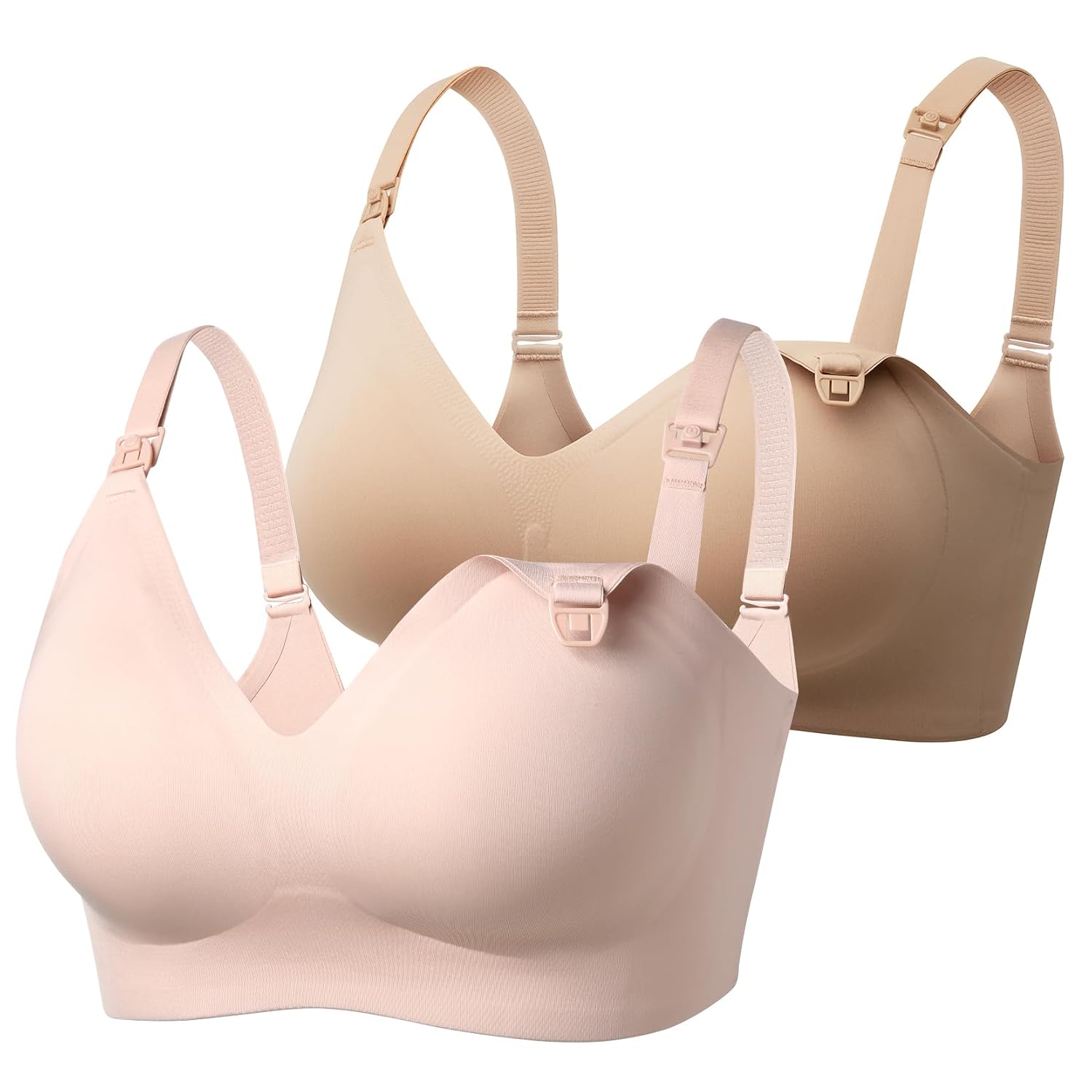 Momcozy Seamless Comfort Nursing Bra for Breastfeeding — image 8