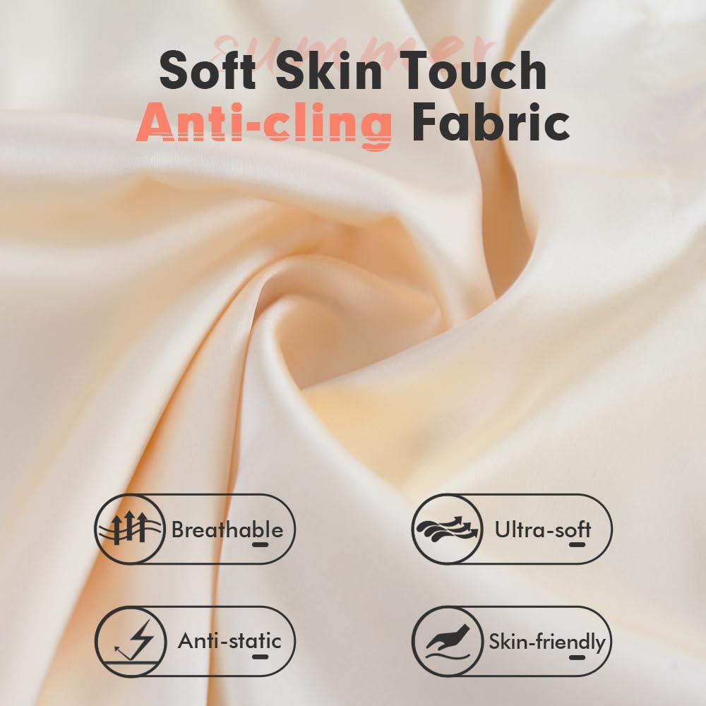 MANCYFIT Satin Half Slip Mini Skirt — image 2