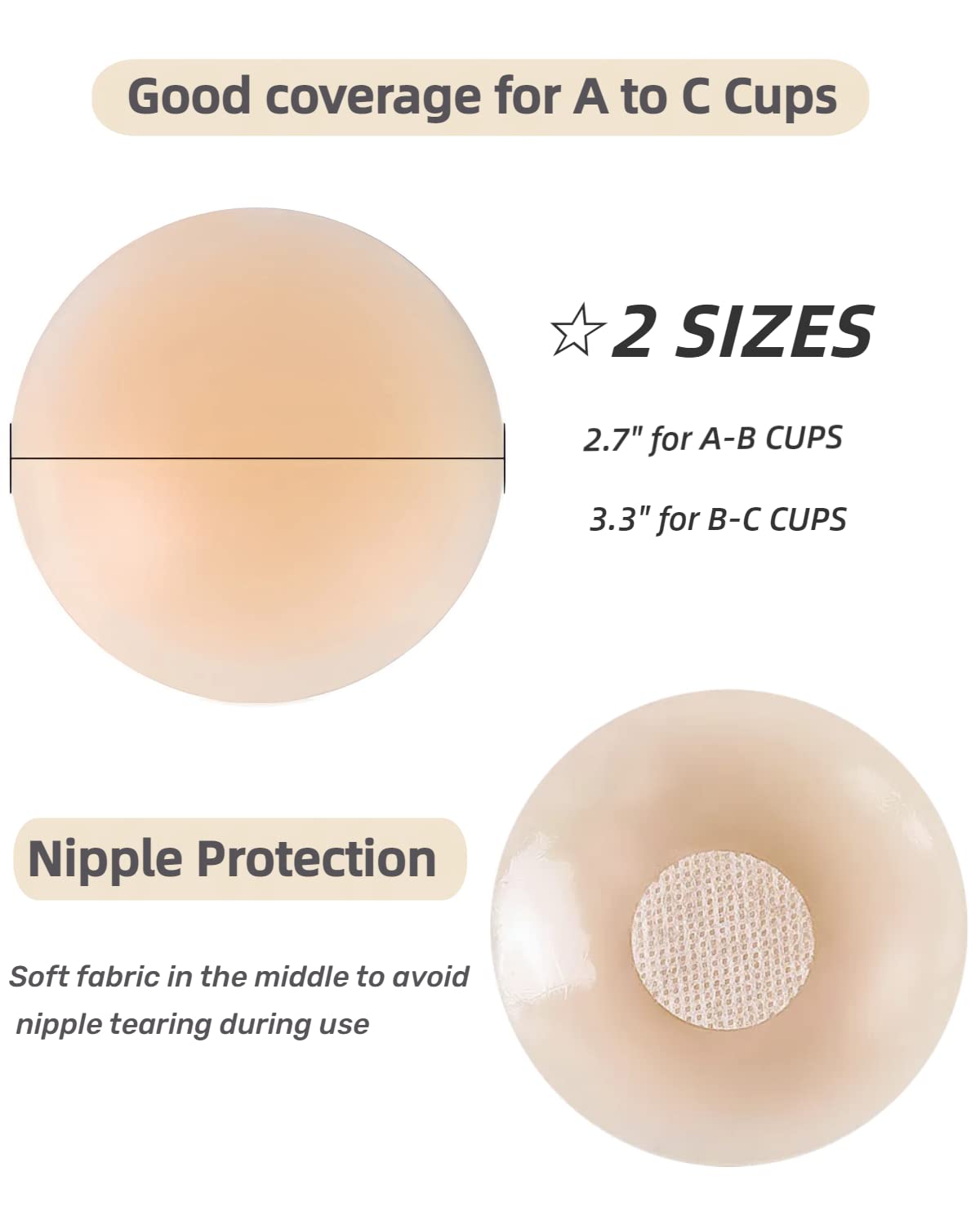 Grace Form Reusable Nipple Covers for Women — image 3