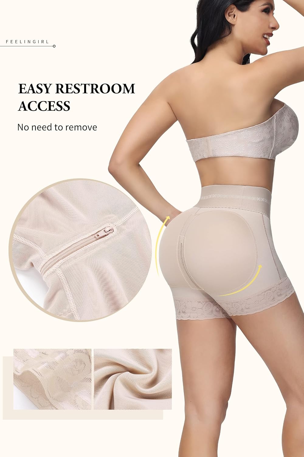 SHAPSHE High Waisted Tummy Control Shapewear Shorts — image 5
