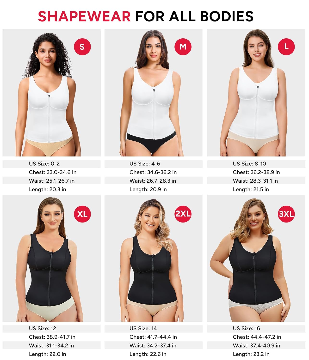 Gotoly Women's Compression Tank Top with Zipper — image 6