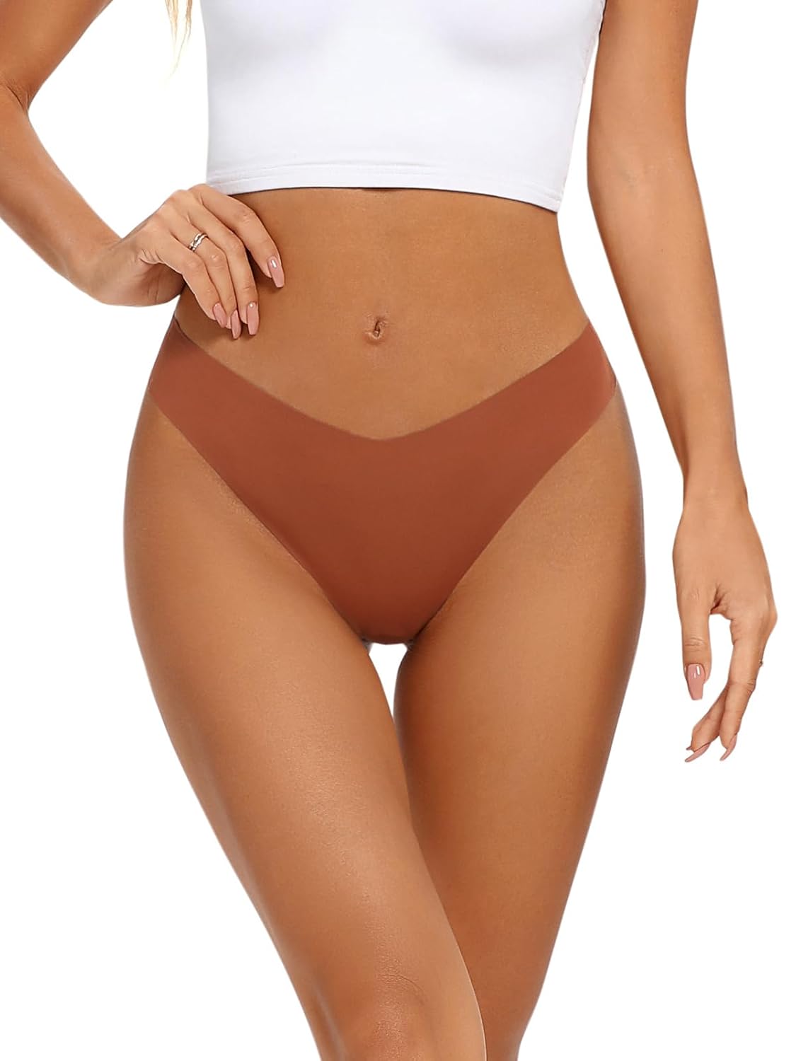 tichers Seamless No Show Thong 6 Pack — image 4