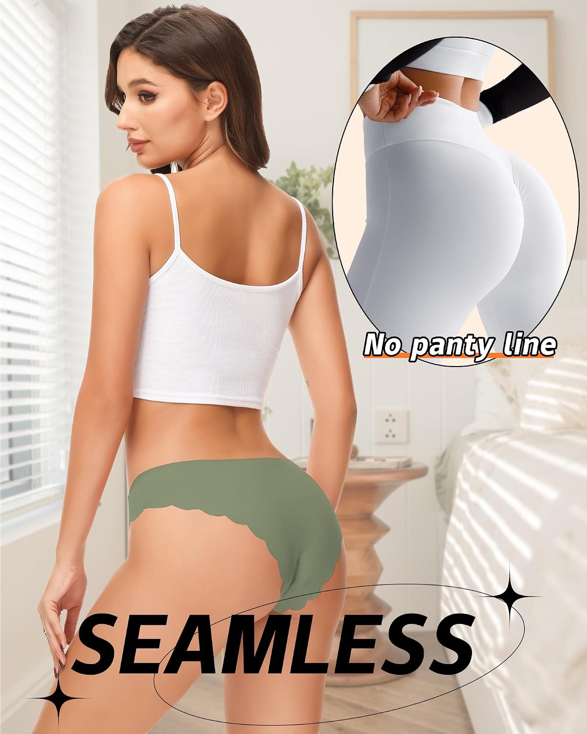 LEVAO Seamless No Show Invisible Panties 7 Pack — image 6