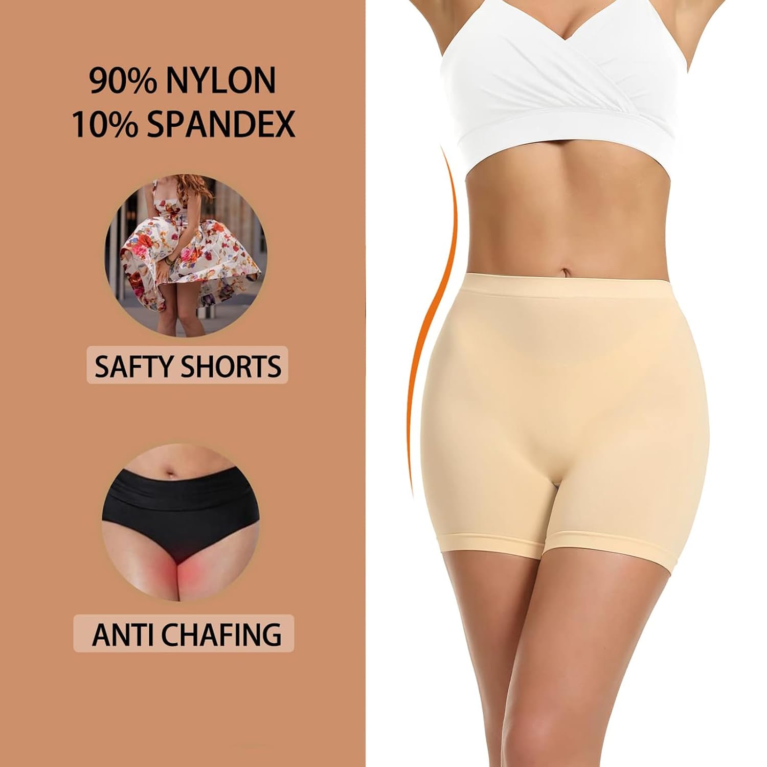LALESTE Anti Chafing Seamless Slip Shorts — image 2