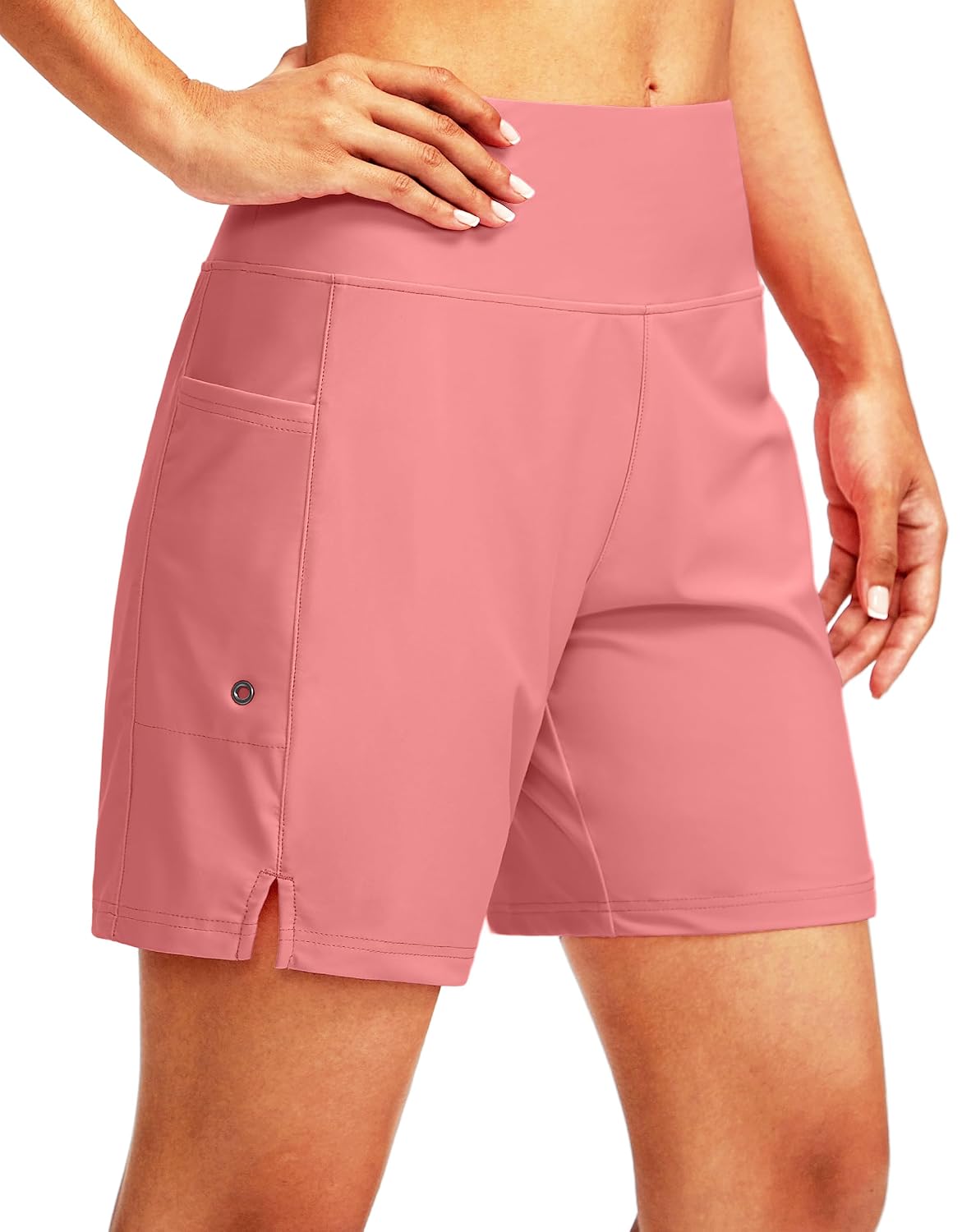 Women's High Waisted Quick Dry Swim Board Shorts — image 7