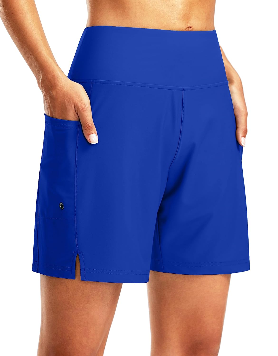 Women's High Waisted Quick Dry Swim Board Shorts — image 10