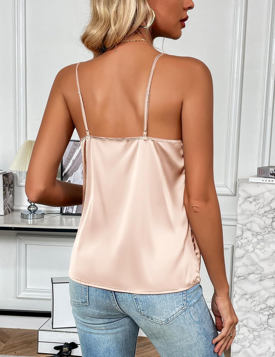 Zeagoo Silk Satin Tank Top for Women — image 5