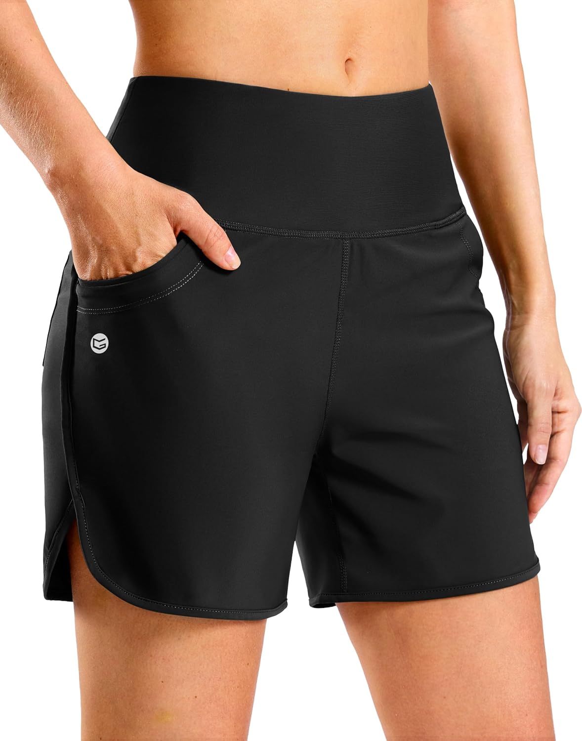 Women's Swim Board Shorts with Pockets — image 7
