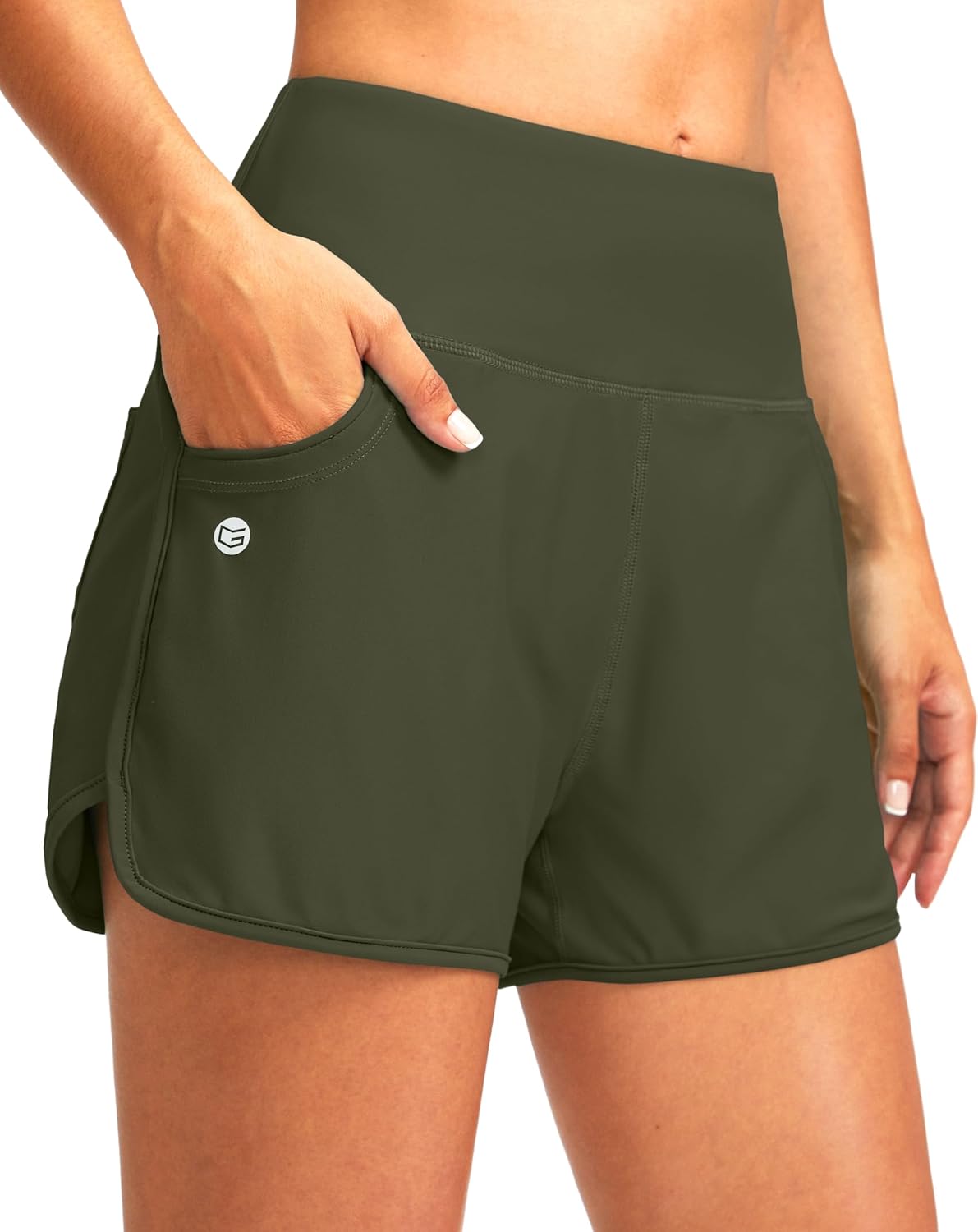 Women's Swim Board Shorts with Pockets — image 12