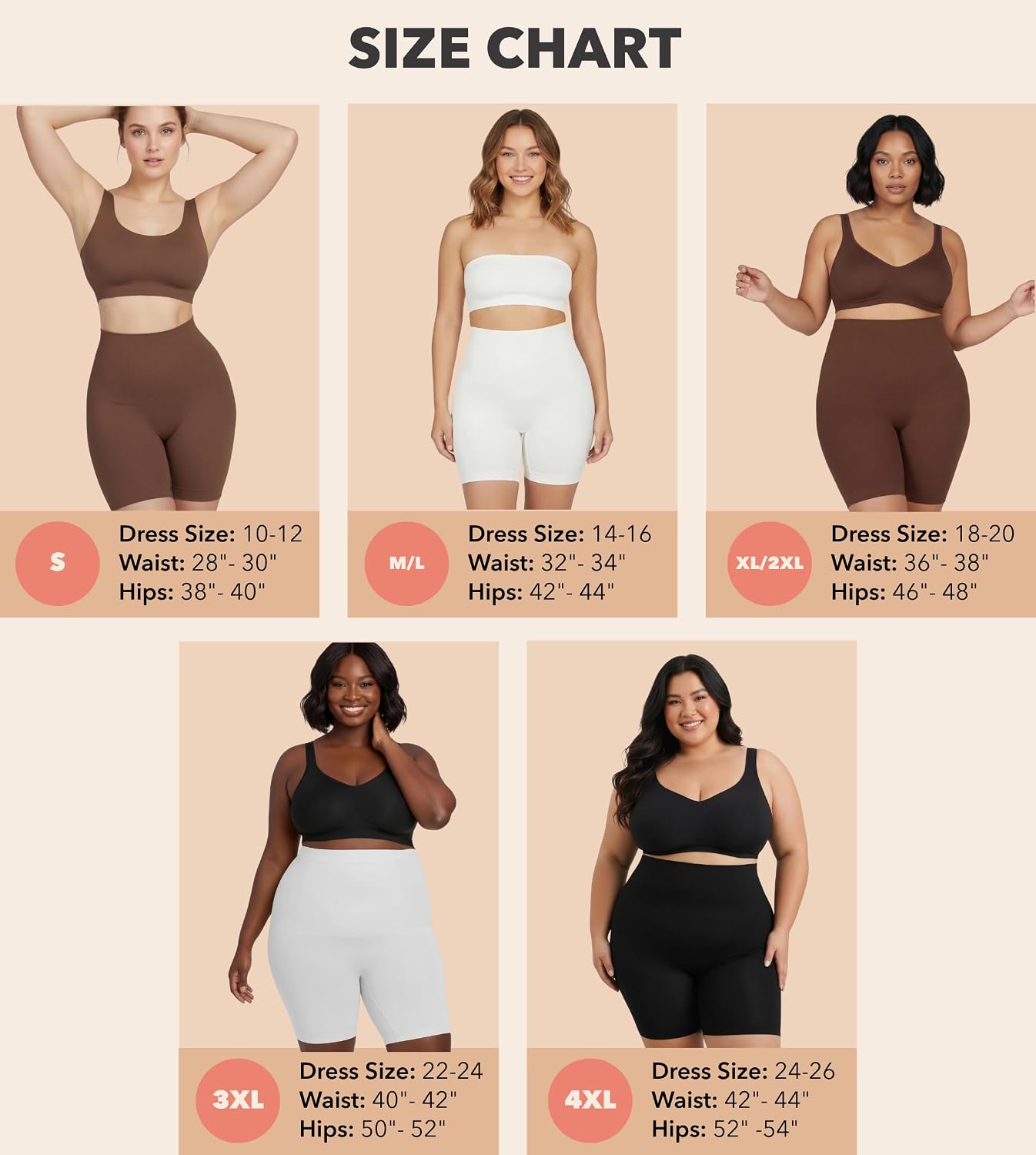 Conturve High-Waisted Tummy Control Shapewear Shorts — image 5
