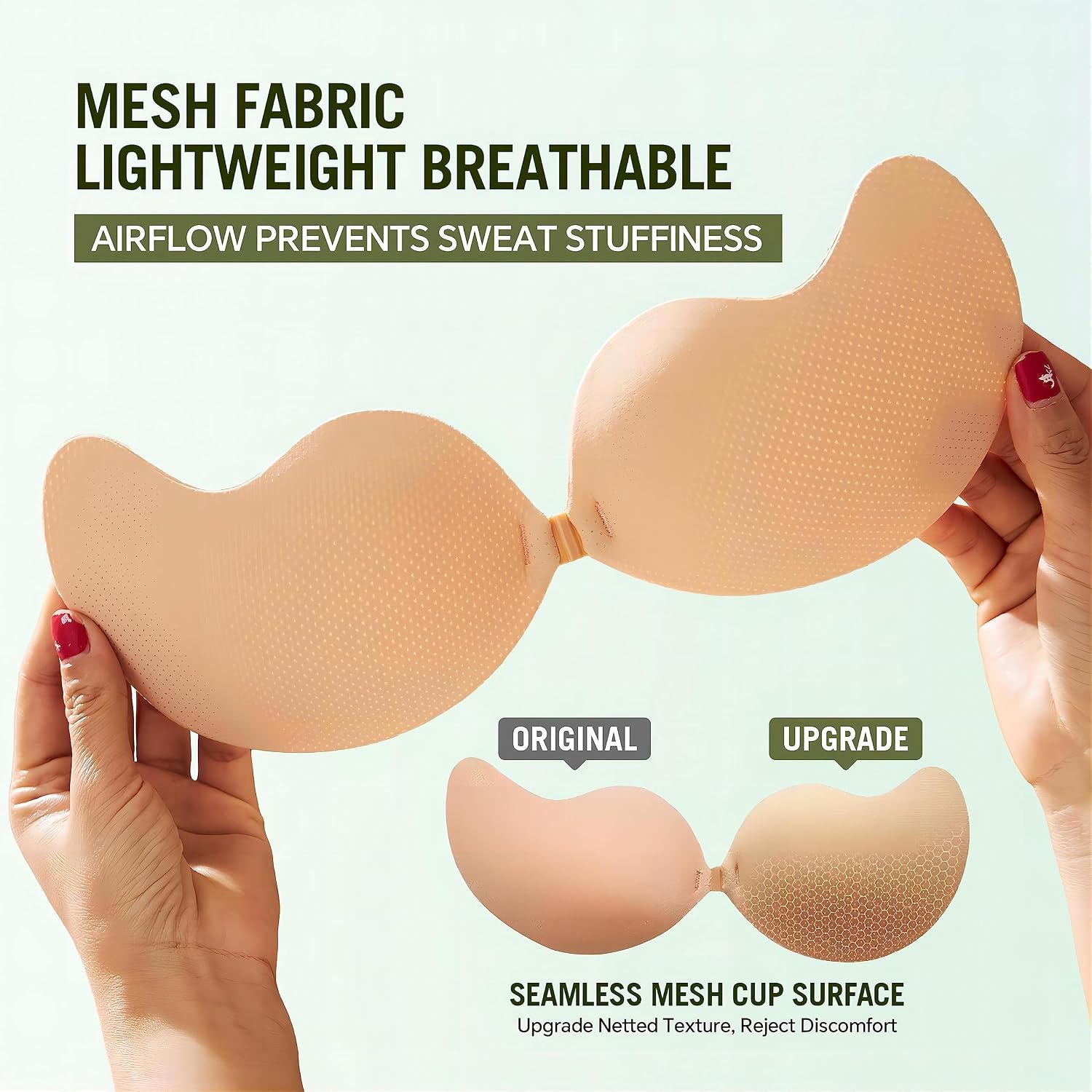 BOSOMBLISS Sticky Push Up Bra with Nipple Cover — image 2
