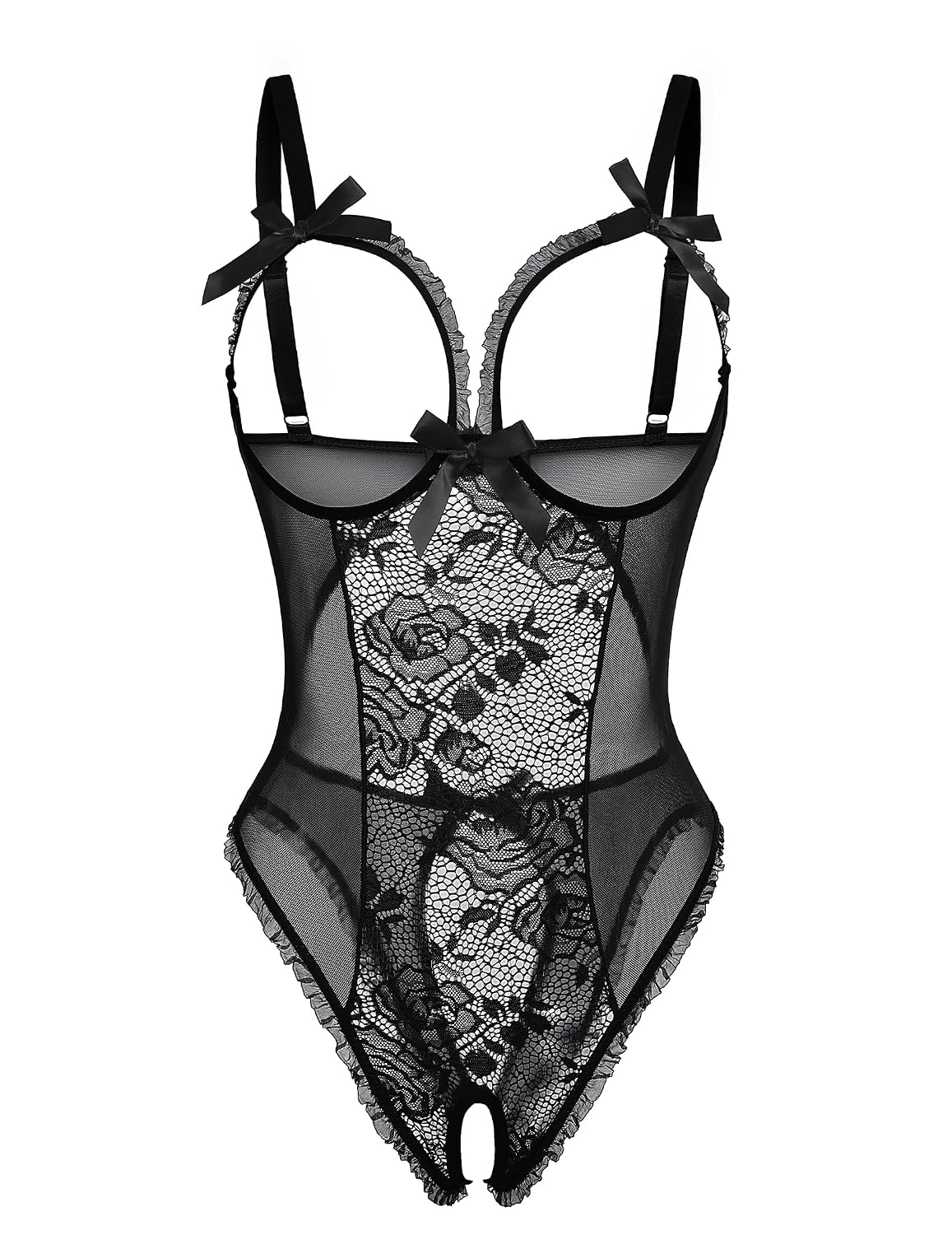 Avidlove One Piece Lace Babydoll Bodysuit