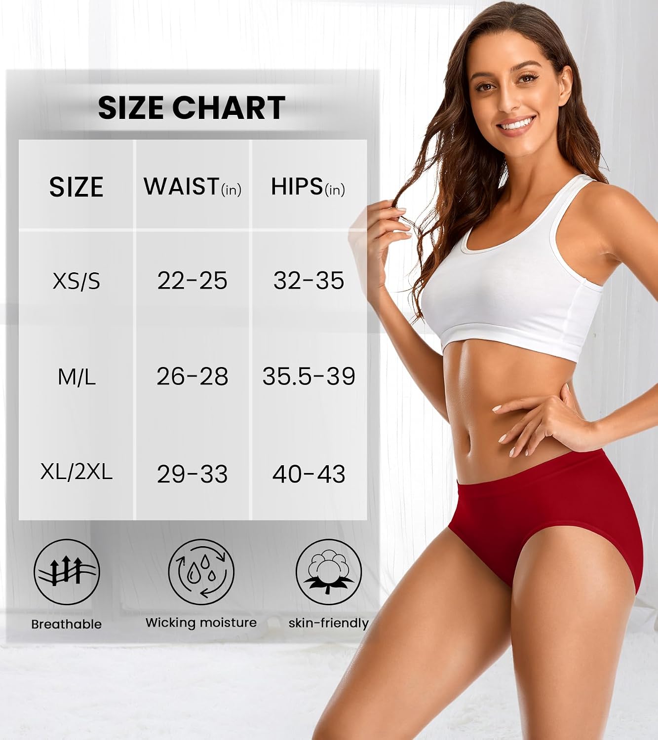 CULAYII Seamless Low Waist Hipster Panties for Women — image 7