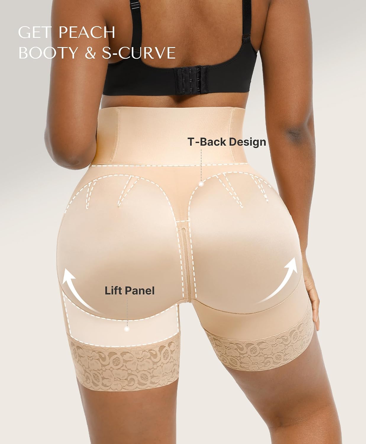 SHAPELLX High Waist Tummy Control Shapewear Shorts — image 2