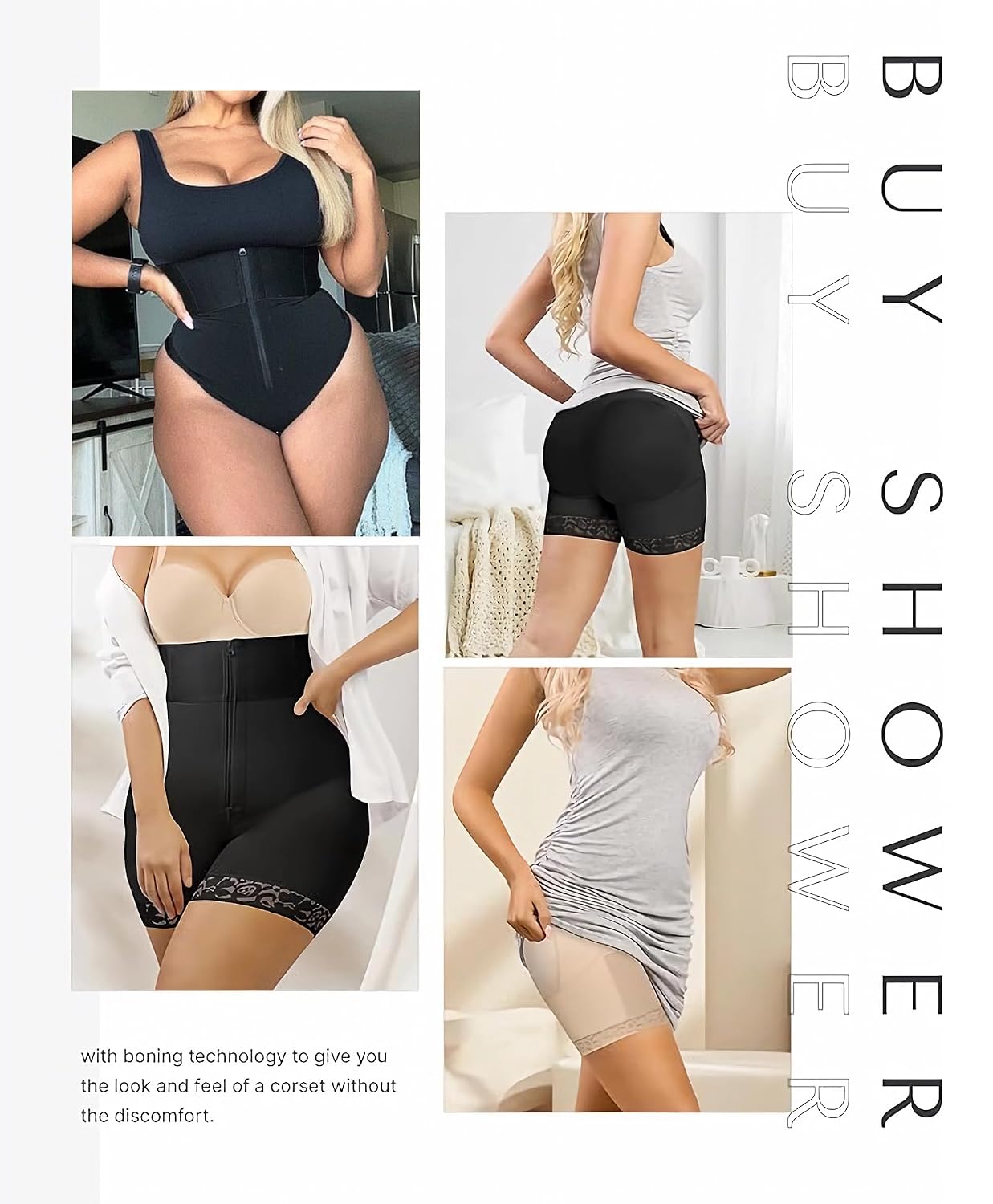 SHAPELLX High Waist Tummy Control Shapewear Shorts — image 5
