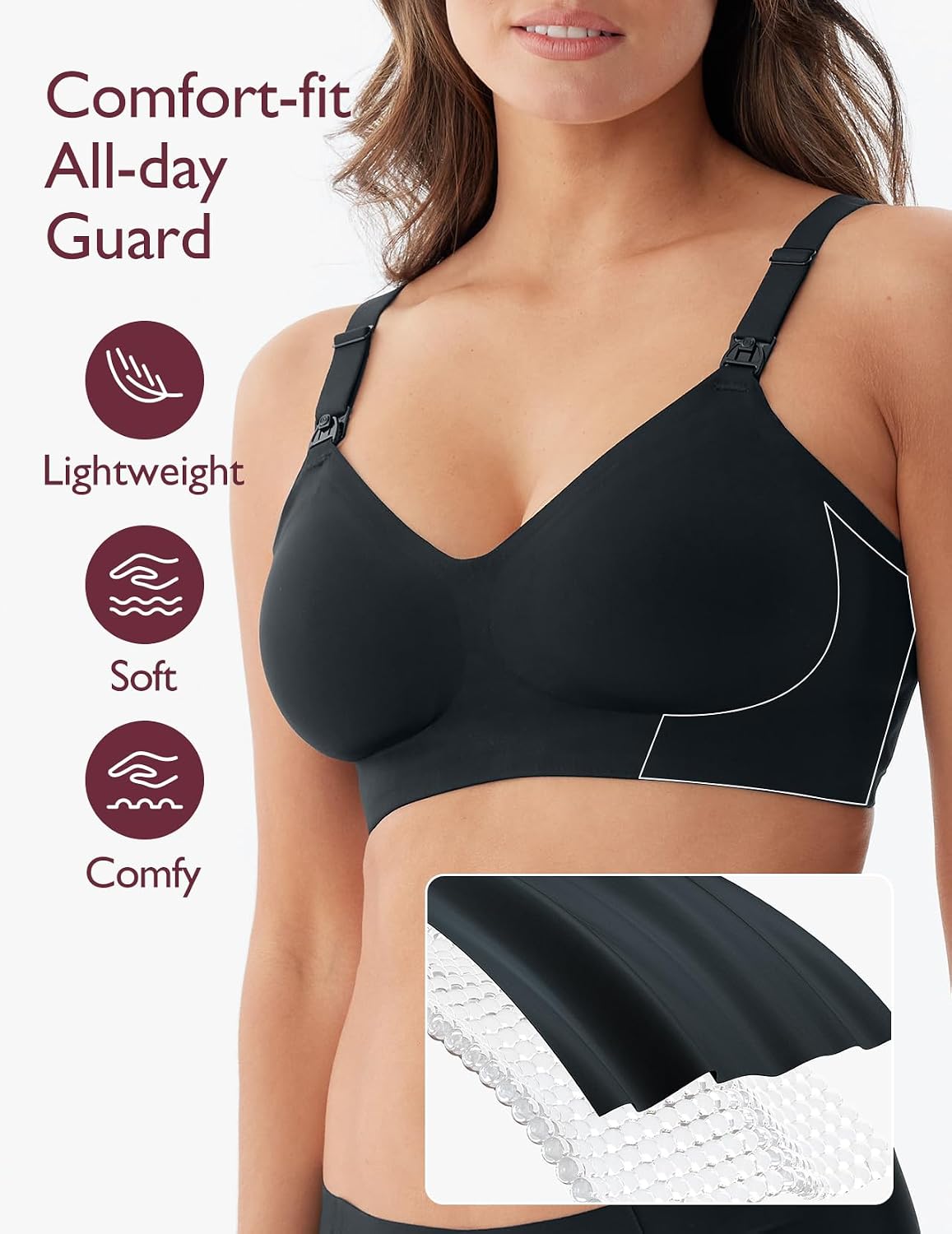 Momcozy Natural Shape Seamless Nursing Bra — image 2