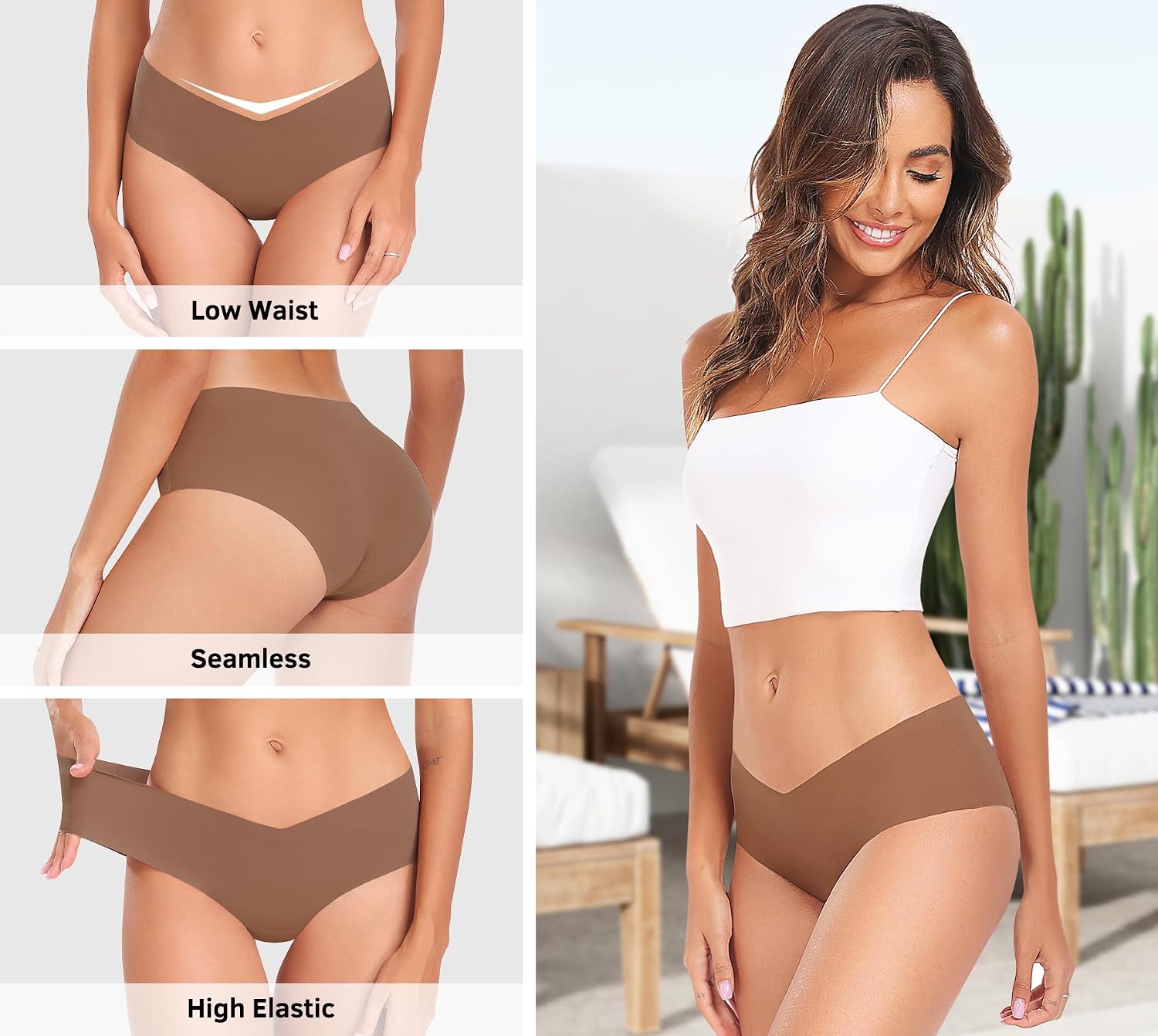 Altheanray Women's Silky Seamless Cheeky Panties — image 4