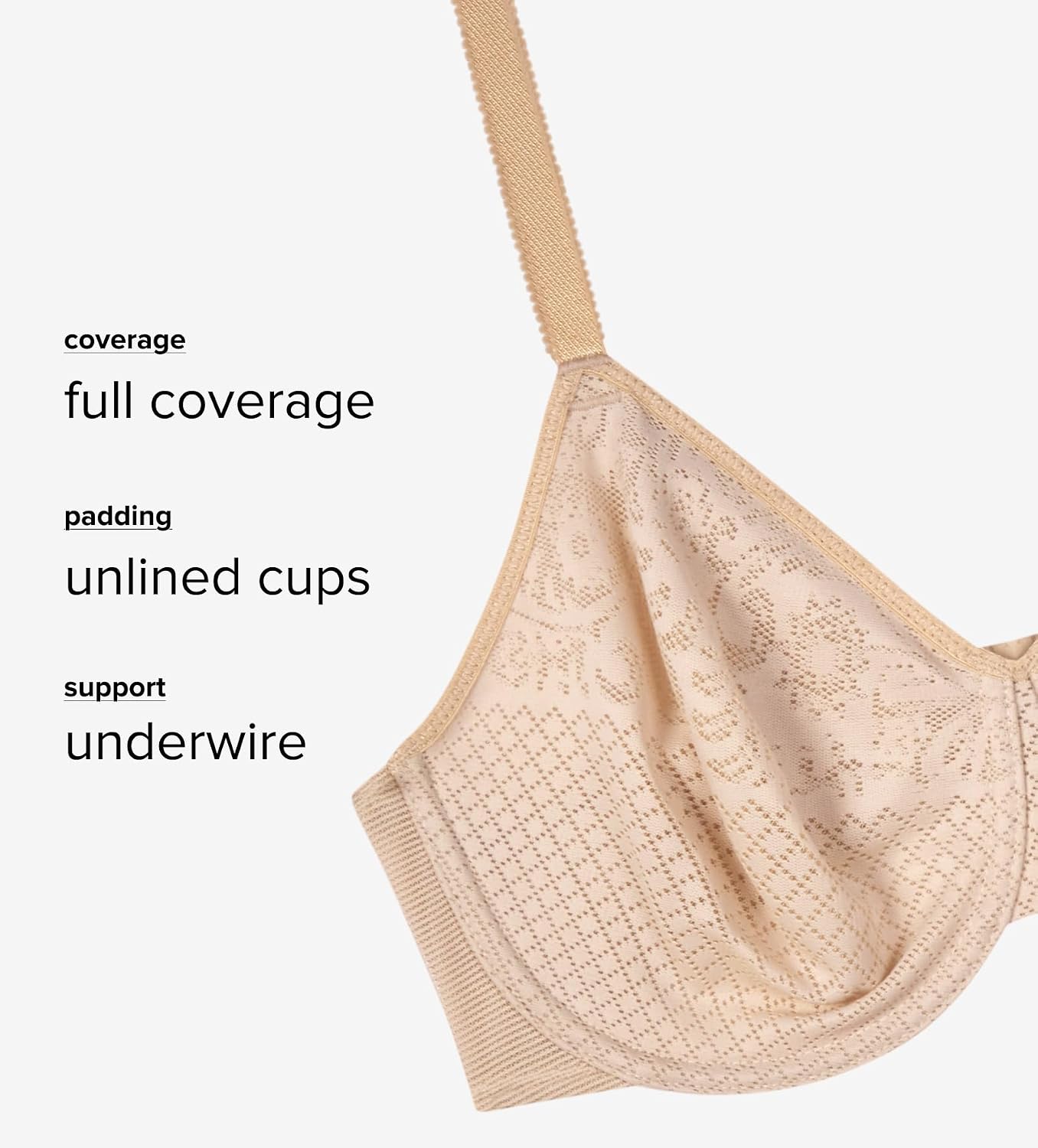 Wacoal Women's Visual Effects Minimizer Bra — image 6