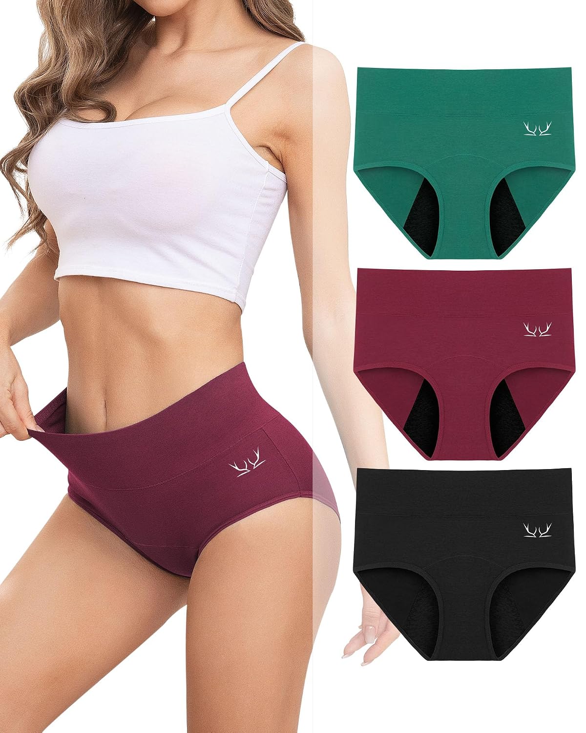 Rdiner Heavy Flow Period Underwear 3 Pack