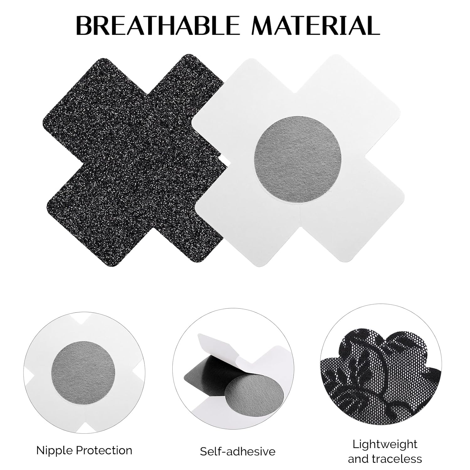 Tripetals Glitter Disposable Nipple Covers Set