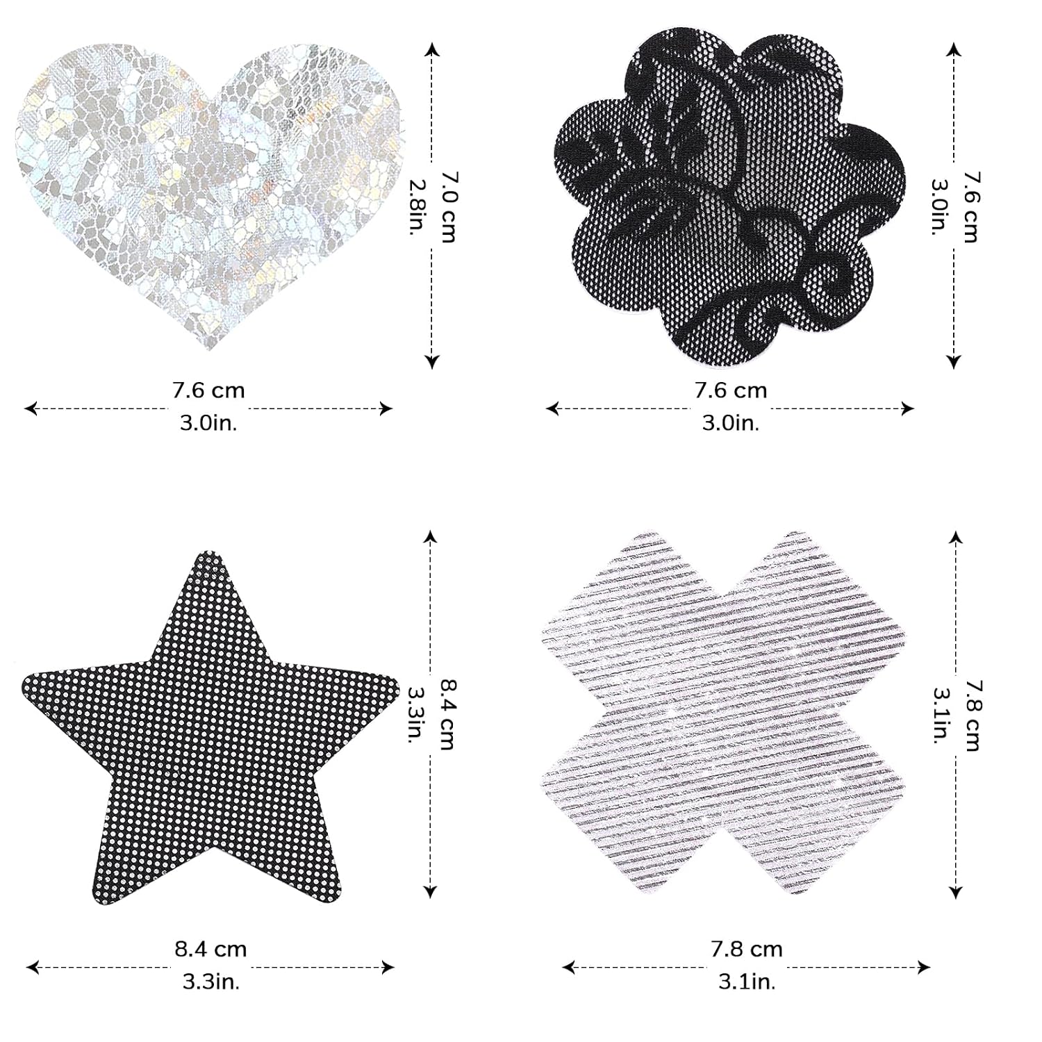 Tripetals Glitter Disposable Nipple Covers Set — image 2