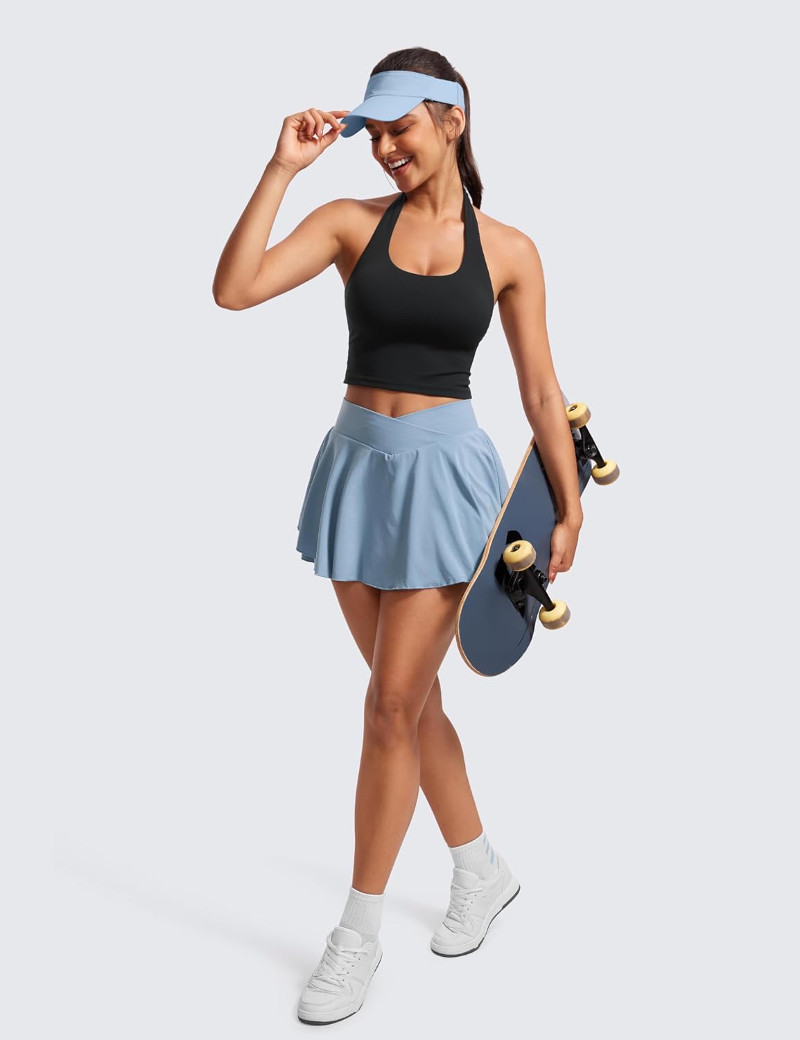 CRZ YOGA Butterluxe Halter Crop Tank Top — image 3