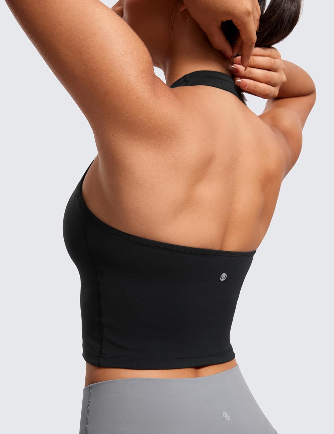 CRZ YOGA Butterluxe Halter Crop Tank Top — image 4