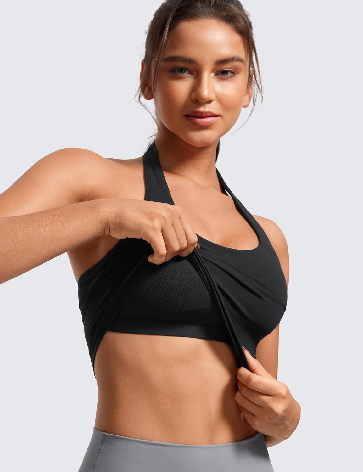 CRZ YOGA Butterluxe Halter Crop Tank Top — image 5