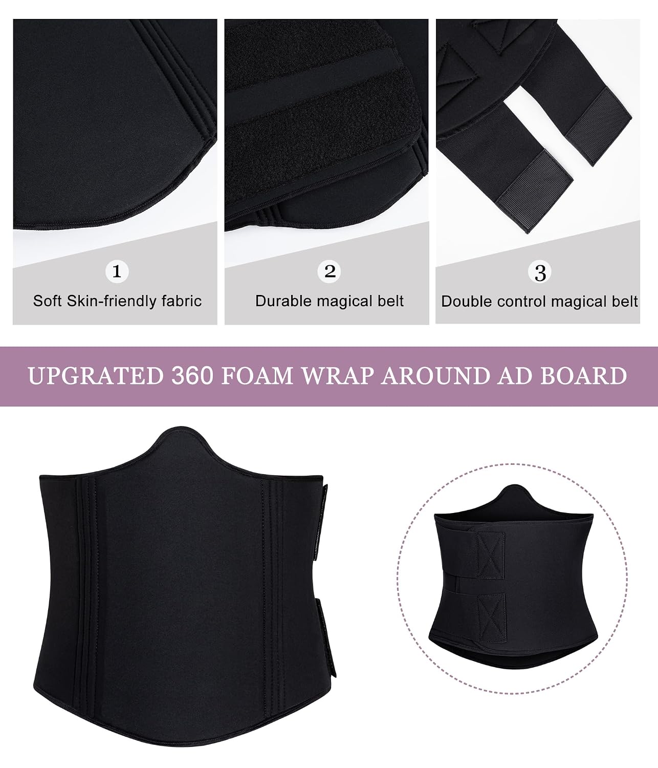 YERKOAD 360 Lipo Foam Ab Board for Recovery — image 6