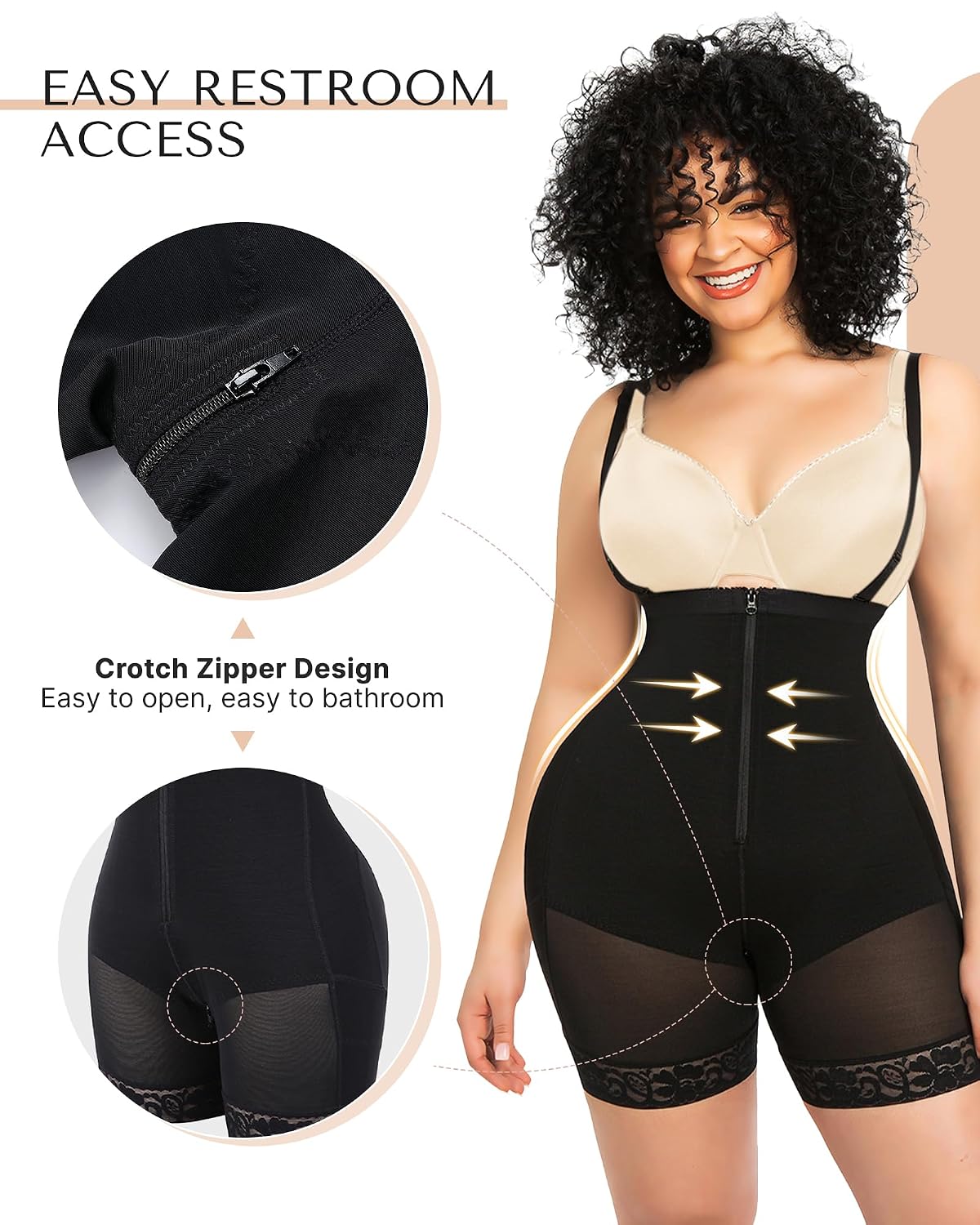 SHAPELLX Tummy Control Butt Lifting Bodysuit — image 3