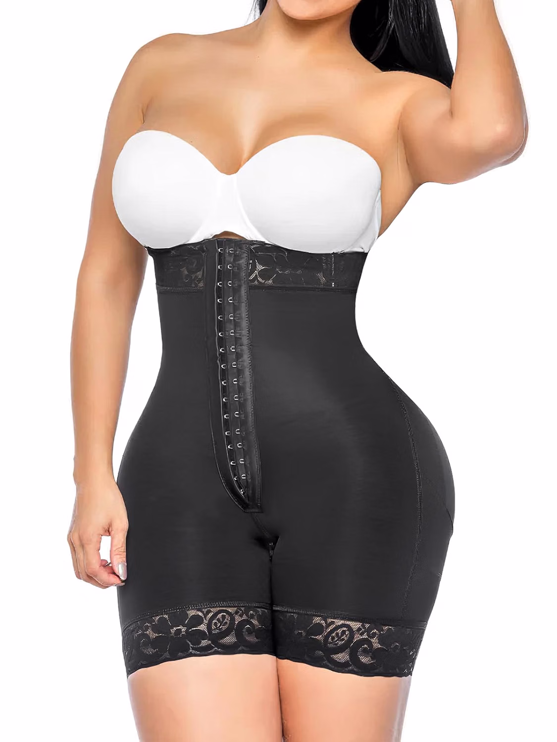 YIANNA Strapless Tummy Control Colombian Faja Body Shaper