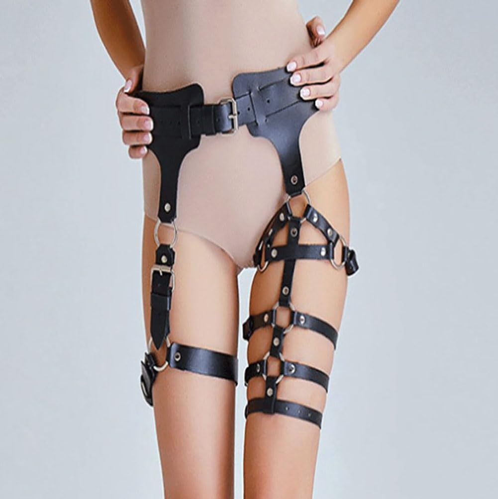 Pinwe Leather Leg Harness for Women — image 9
