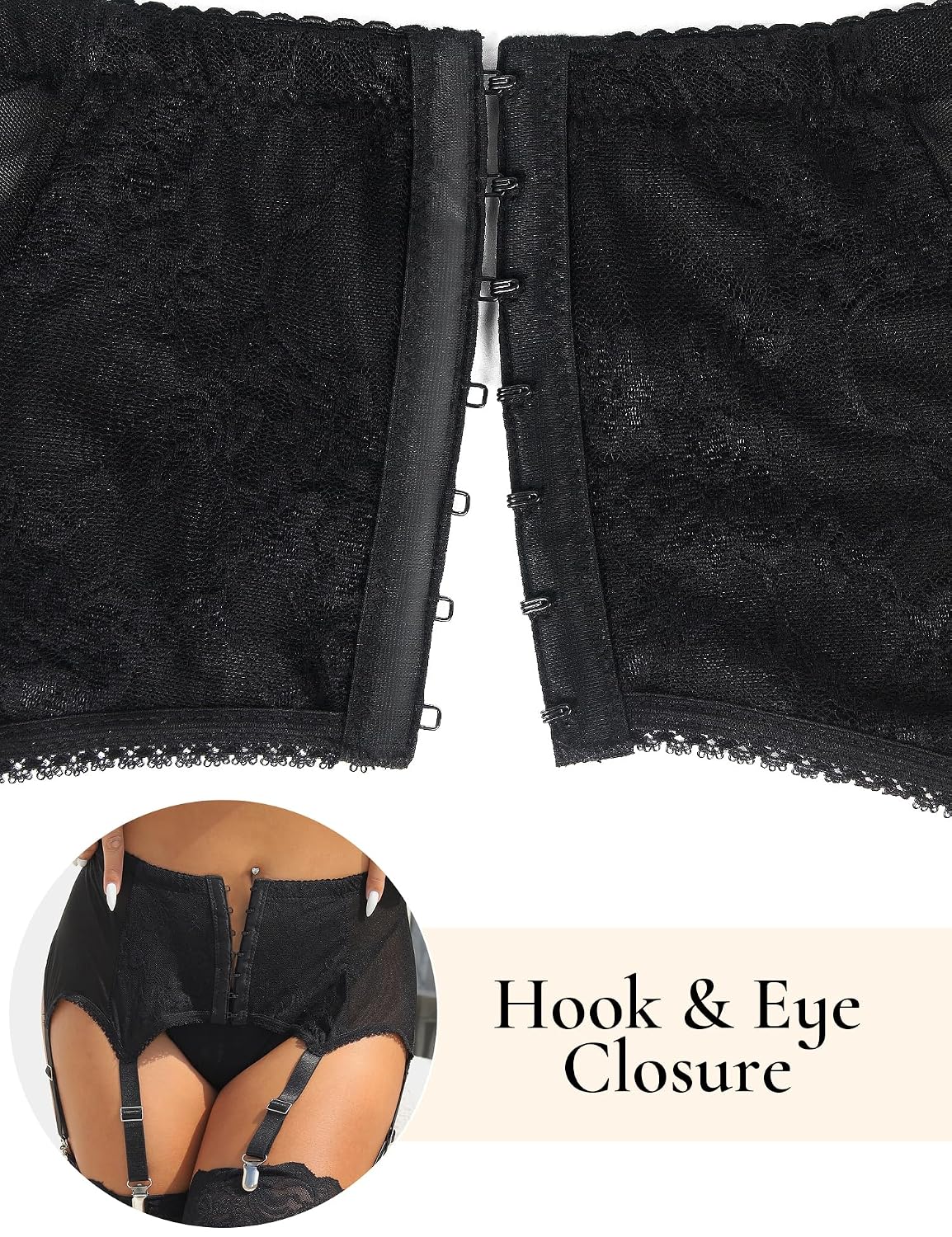 ohyeahlady Plus Size Lace Garter Belt Set — image 4