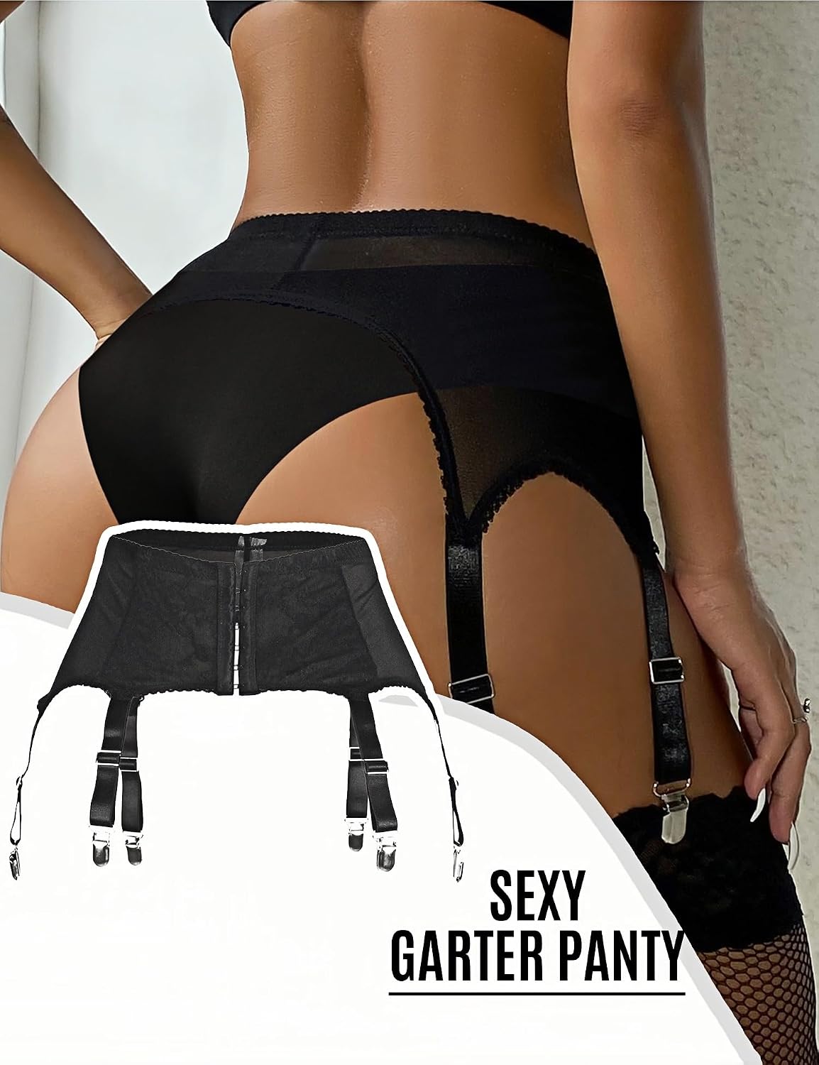 ohyeah Plus Size High Waist Garter Belt — image 3