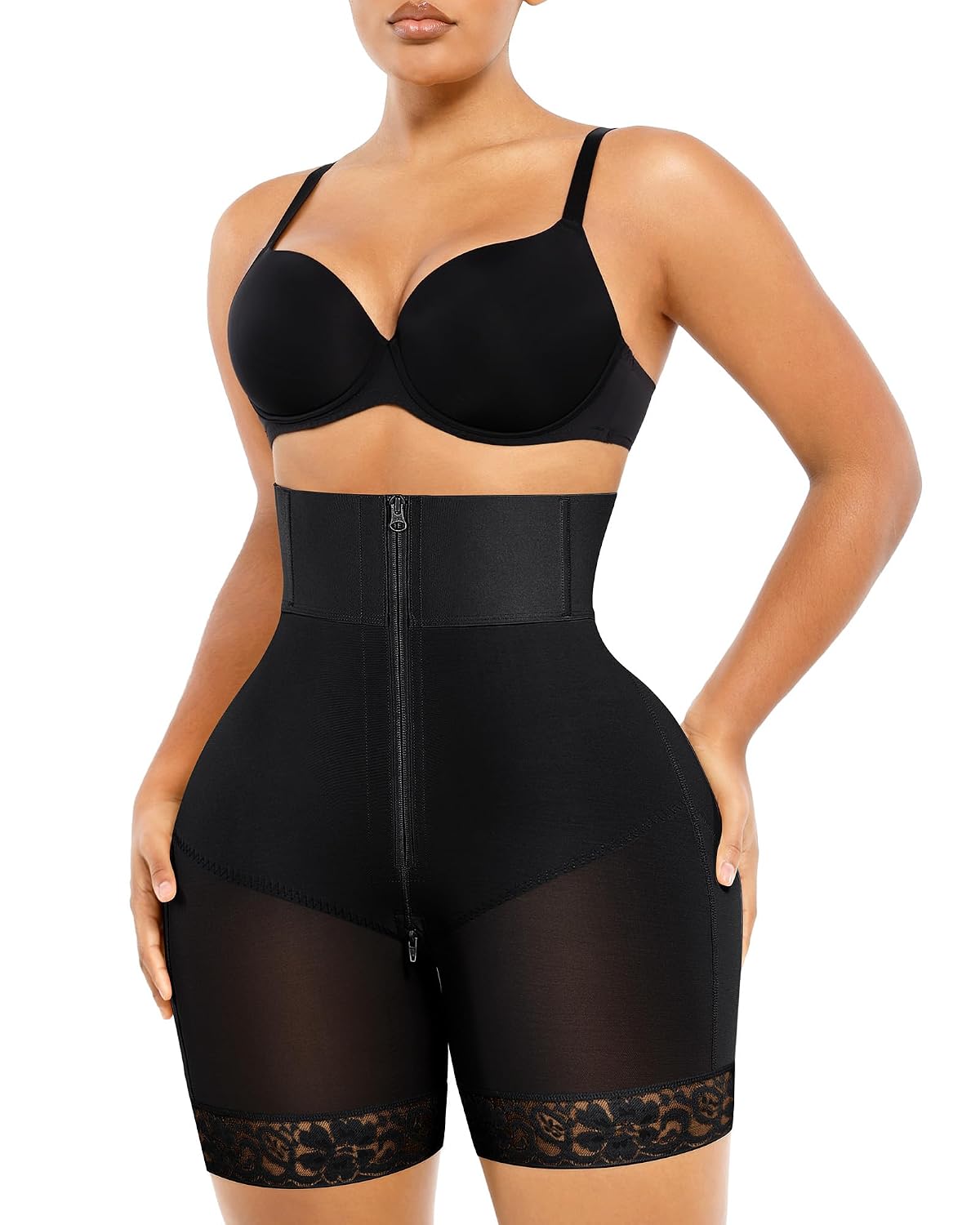 SHAPELLX High Waisted Tummy Control Shapewear Shorts