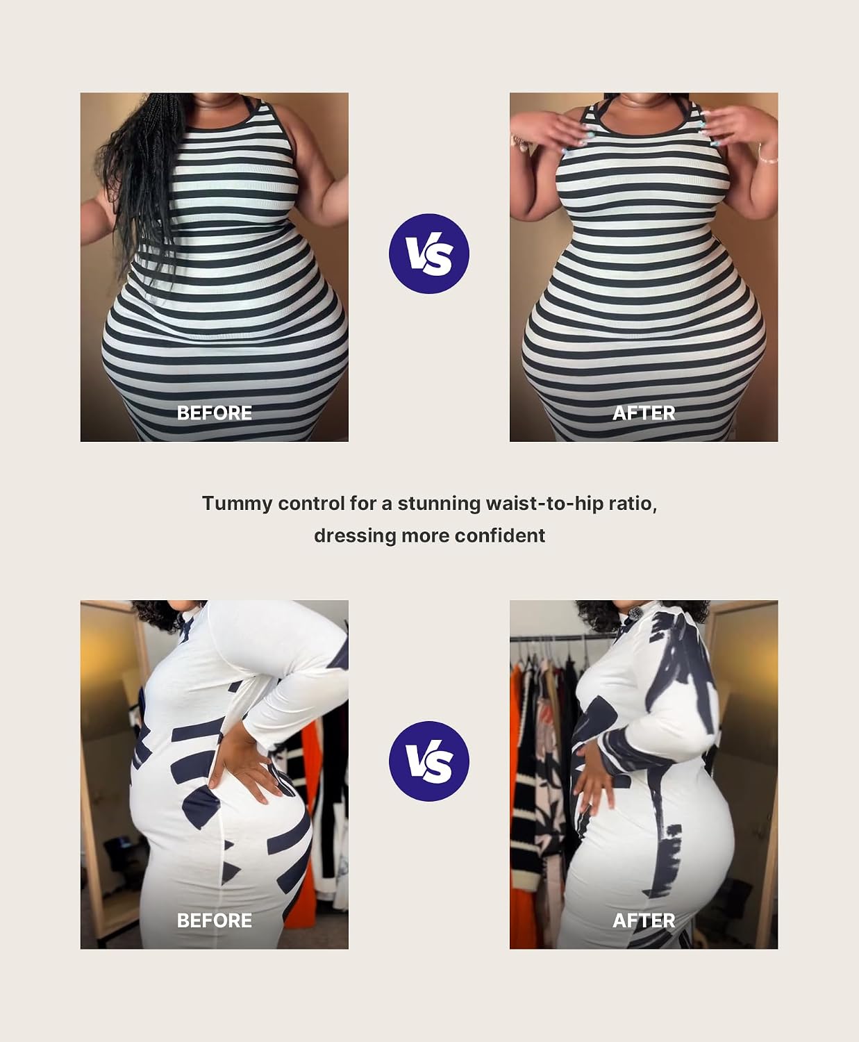 SHAPELLX High Waisted Tummy Control Shapewear Shorts — image 3