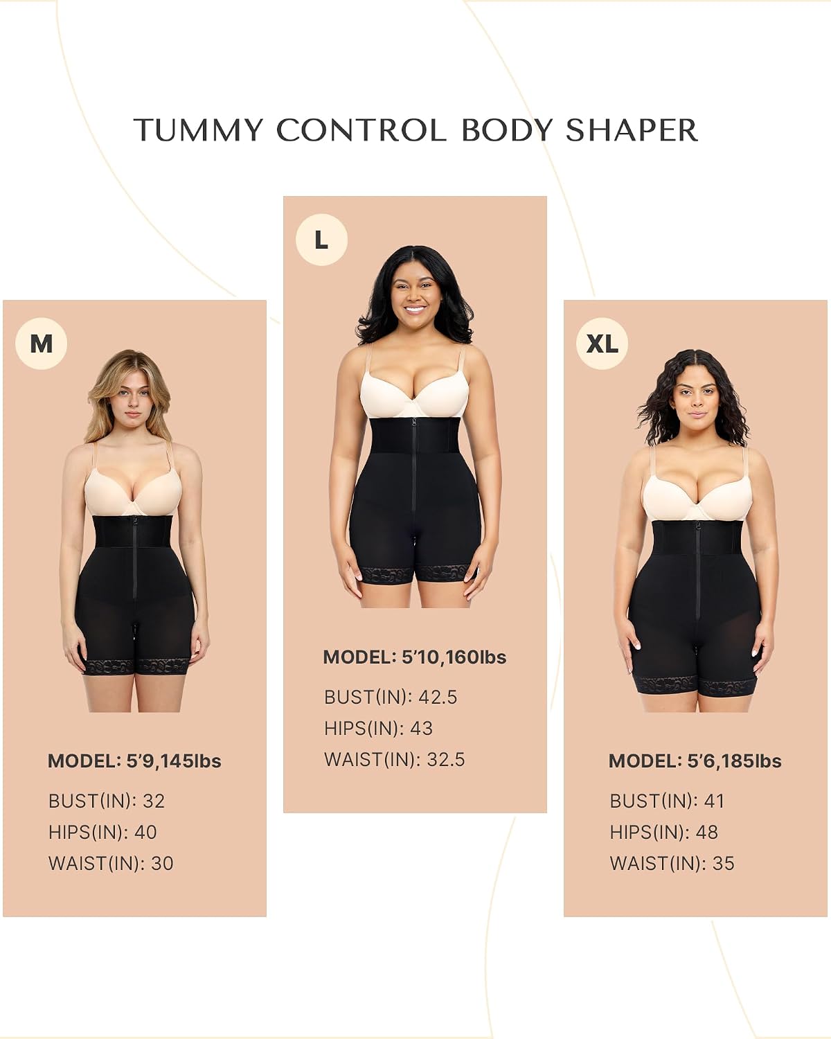 SHAPELLX High Waisted Tummy Control Shapewear Shorts — image 6
