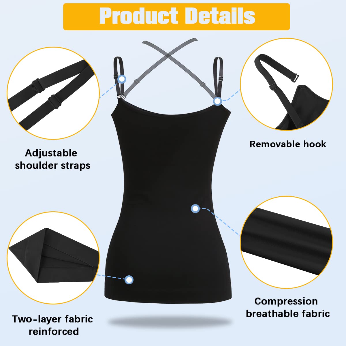 VVX Women's Seamless Tummy Control Tank Top — image 3