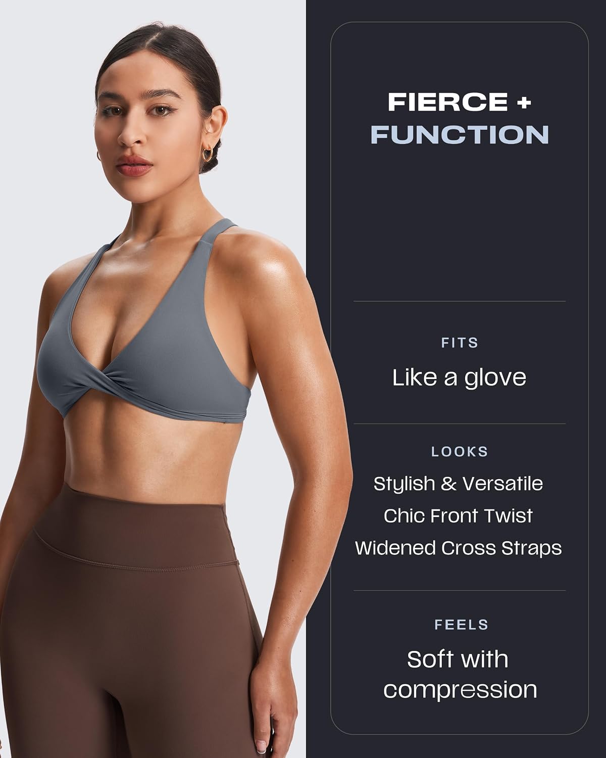Aoxjox Satara Low Impact Sports Bra — image 2