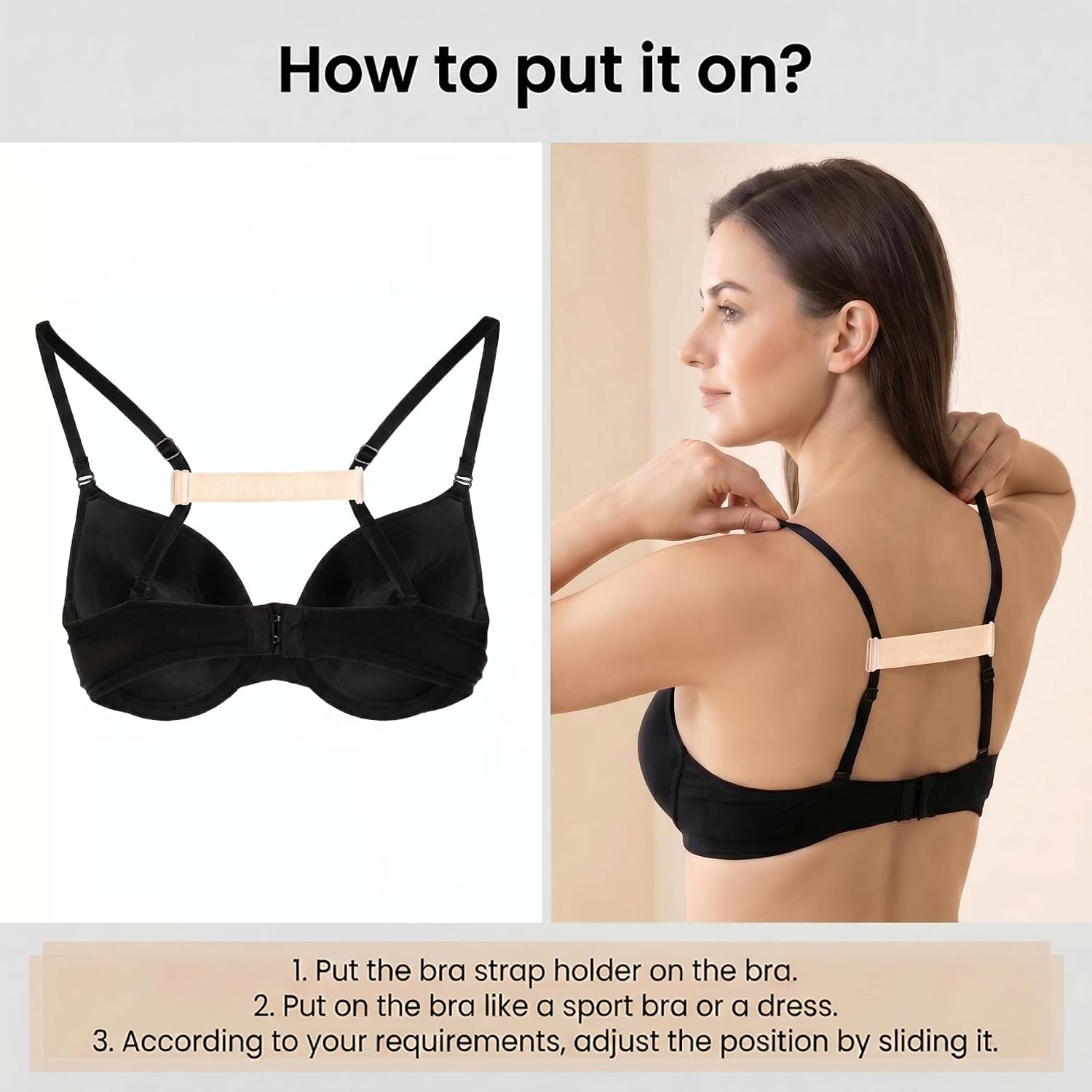 LUCSIS Bra Strap Holders for Slipping Straps — image 3
