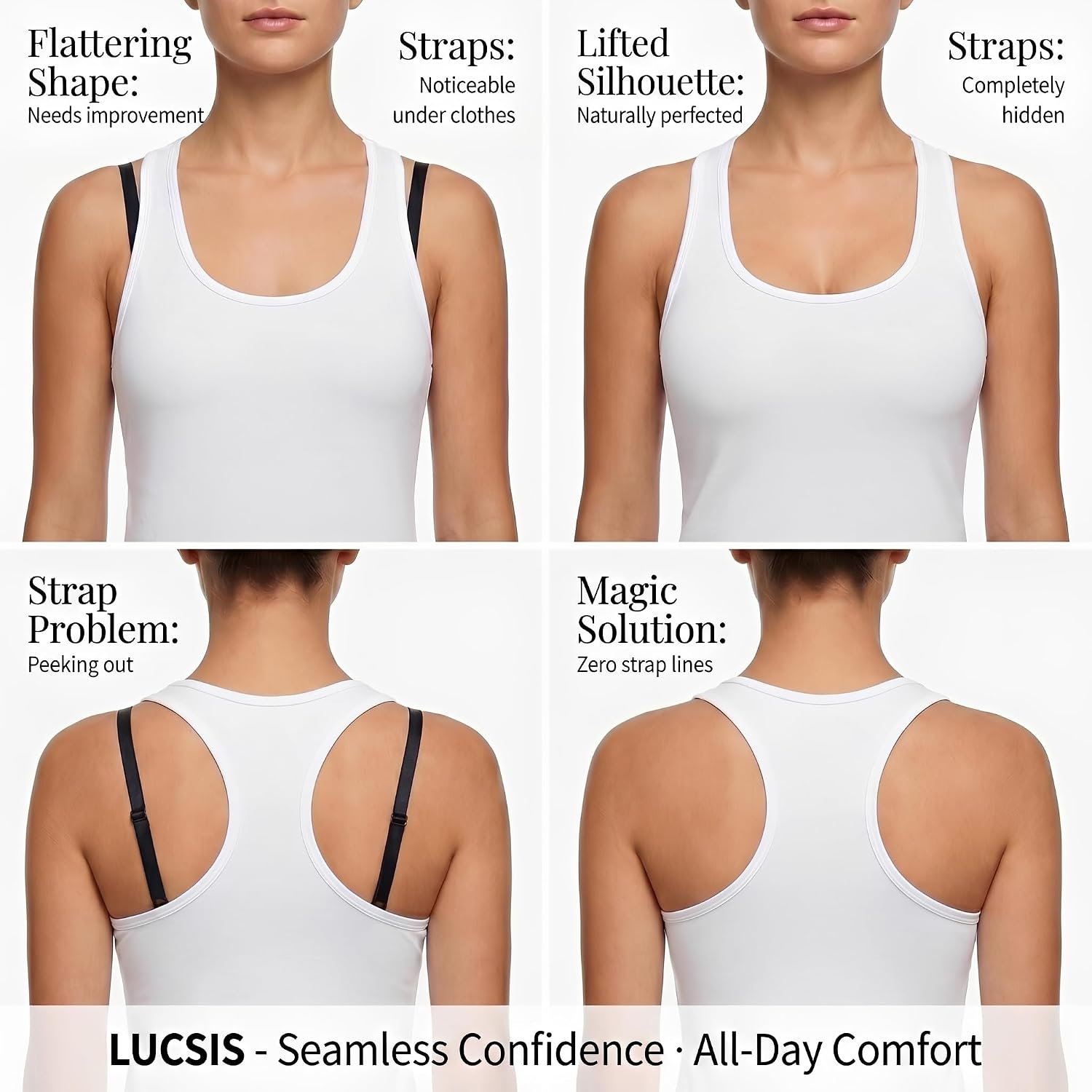 LUCSIS Bra Strap Holders for Slipping Straps — image 5