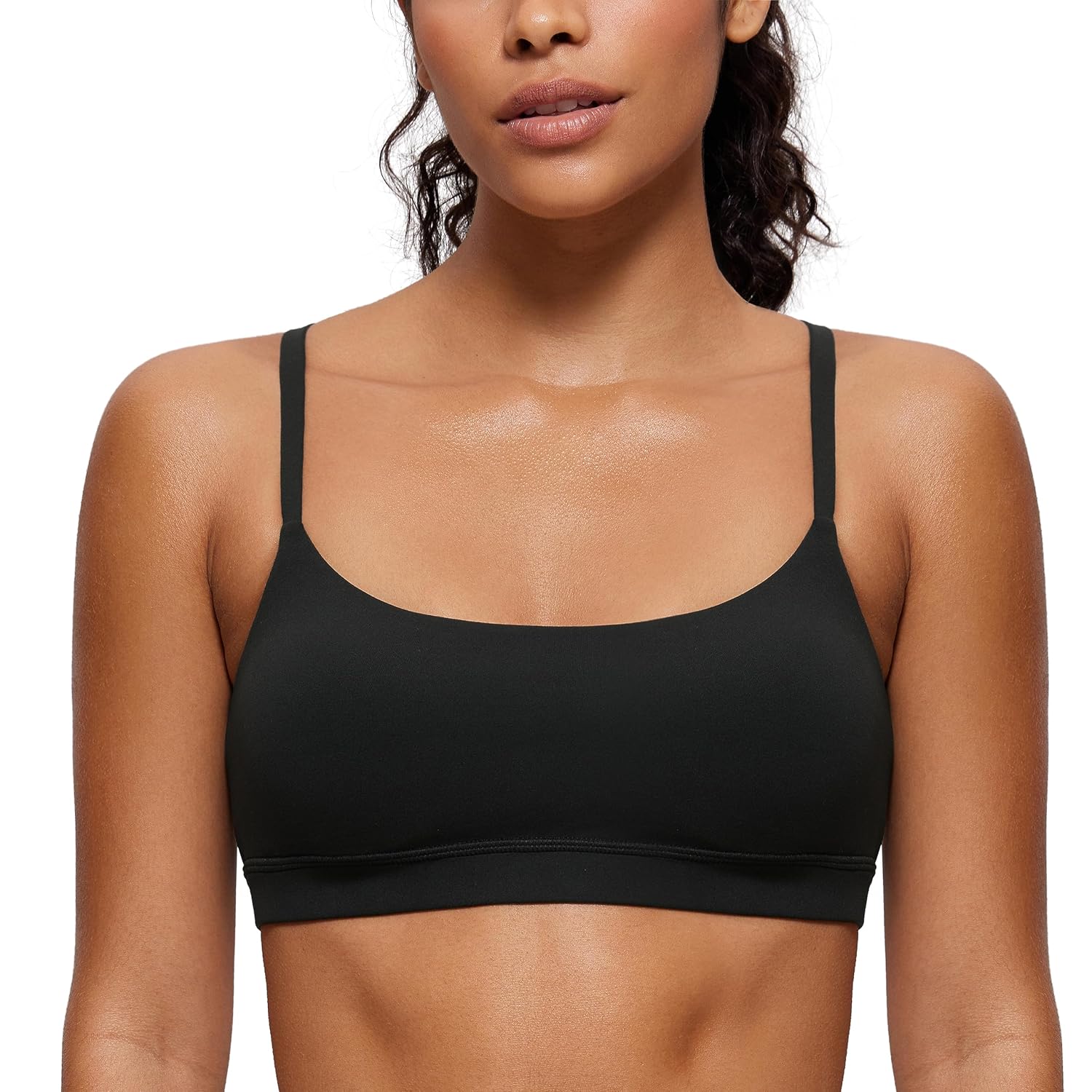 CRZ YOGA Butterluxe Scoop Neck Sports Bra