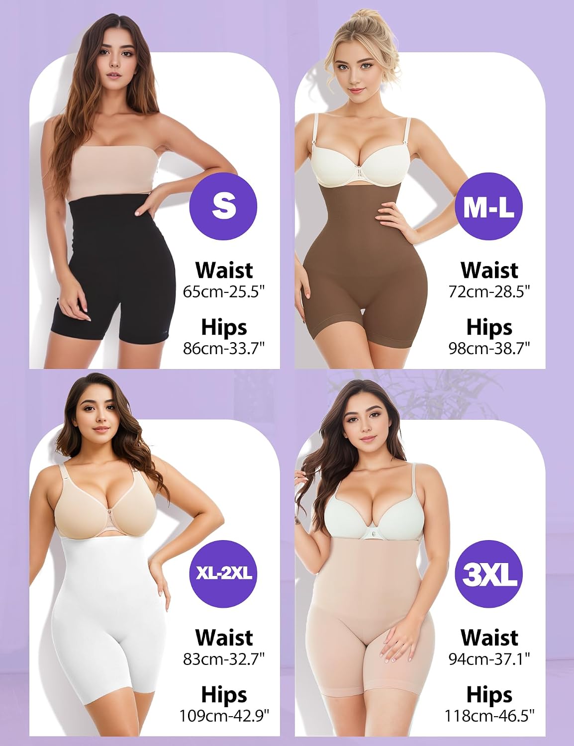 ZENUTA High Waisted Tummy Control Shapewear Shorts — image 3