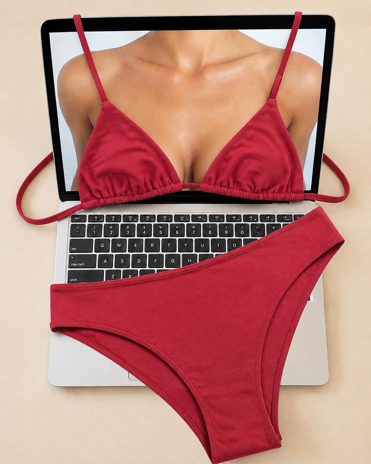 FINETOO Women's Cotton Cheeky Bikini Panties 6-Pack — image 9