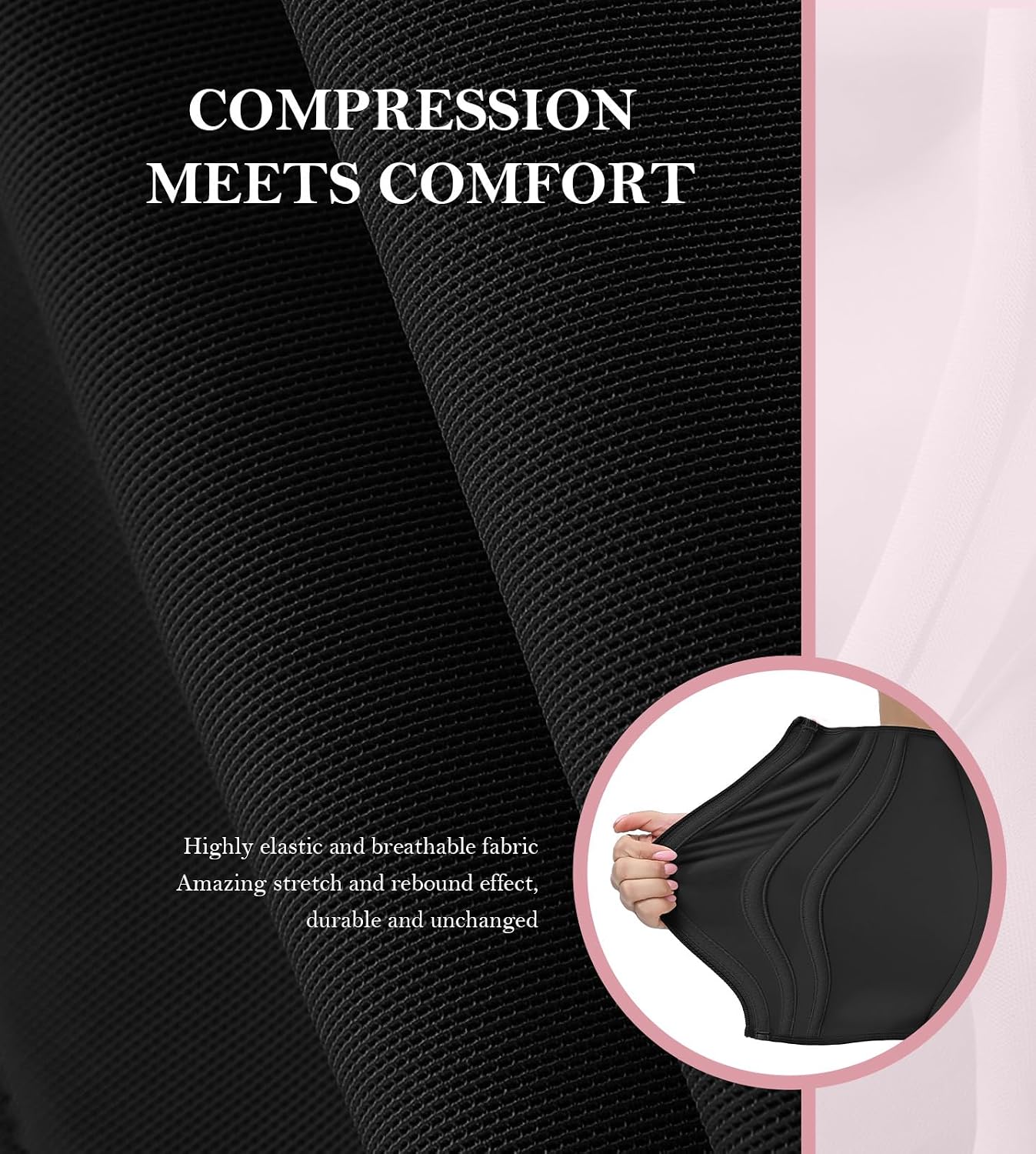 SHAPSHE Double Layer Waist Trainer with Zipper — image 4