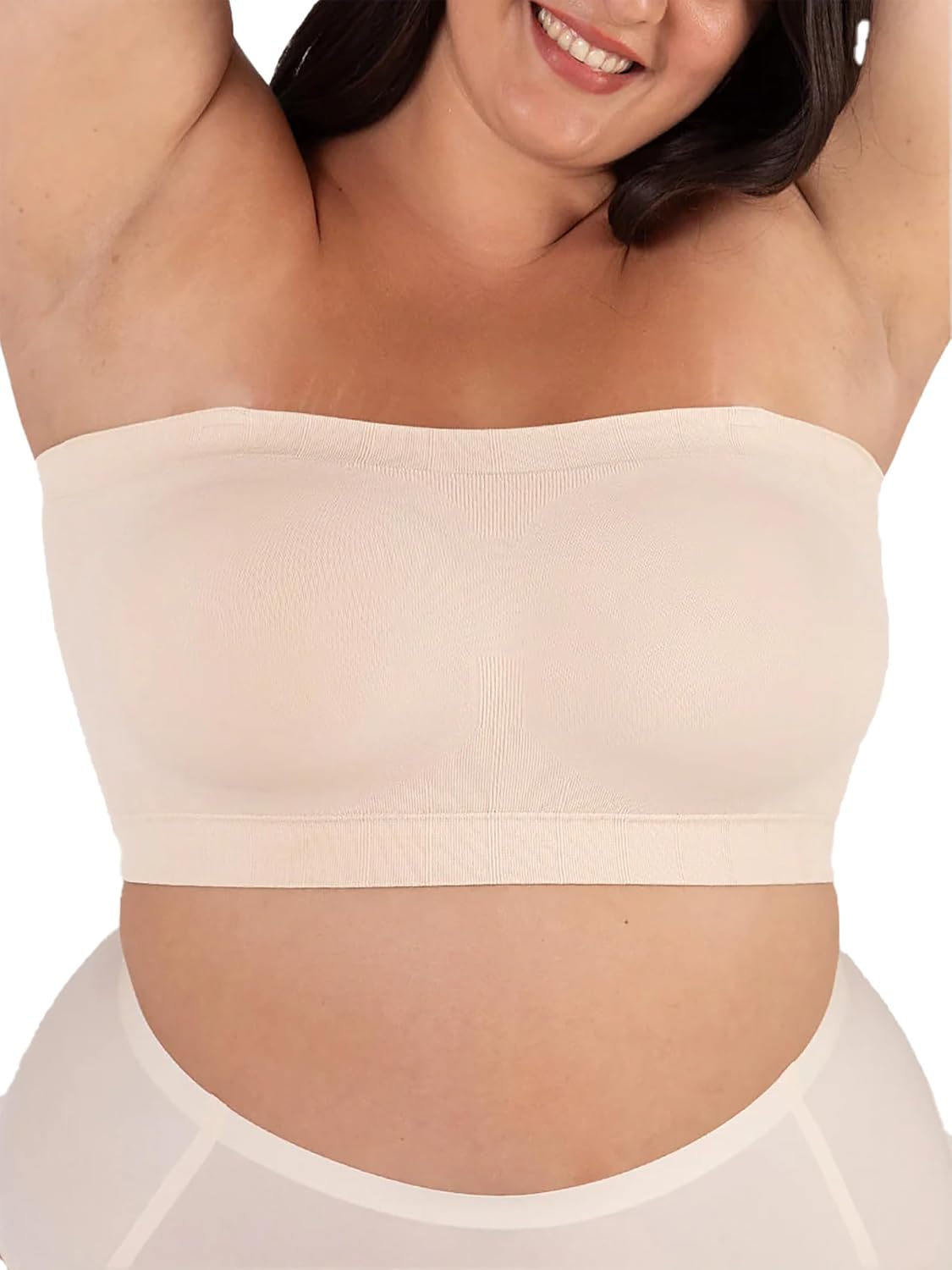 SHAPERMINT Strapless Wireless Bandeau Bra