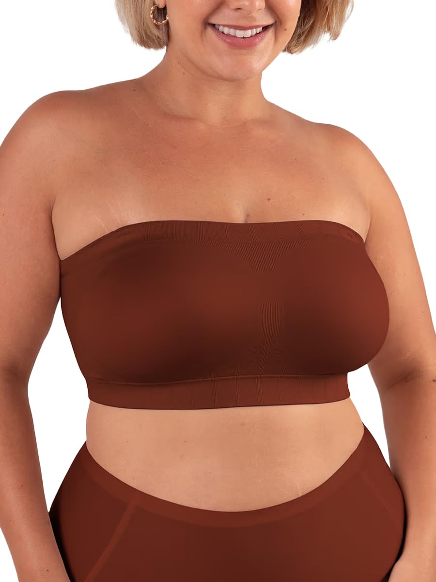 SHAPERMINT Strapless Wireless Bandeau Bra — image 10